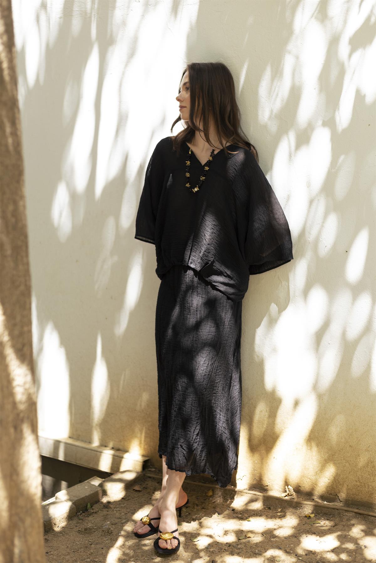 51134 BLUZ ETEK TAKIM SİYAH