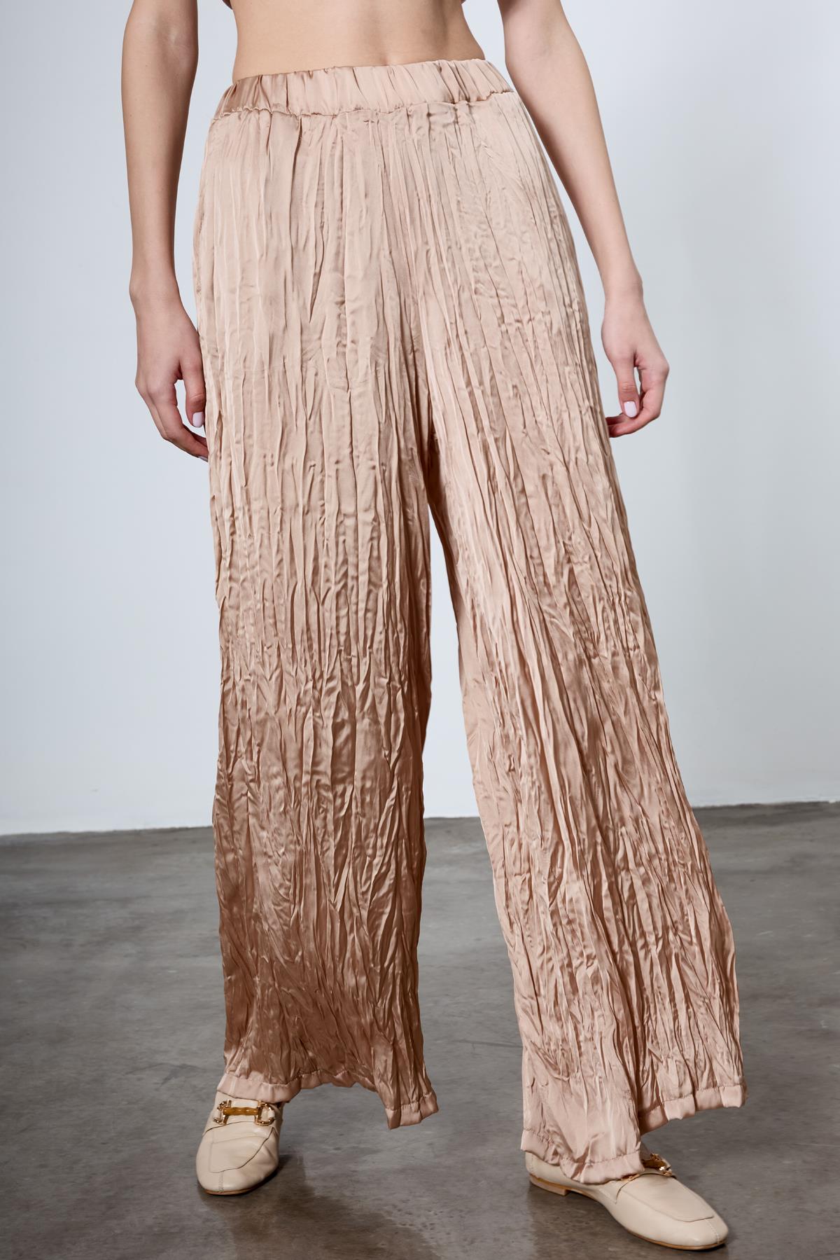 51142 KRAŞLI PANTOLON BEJ