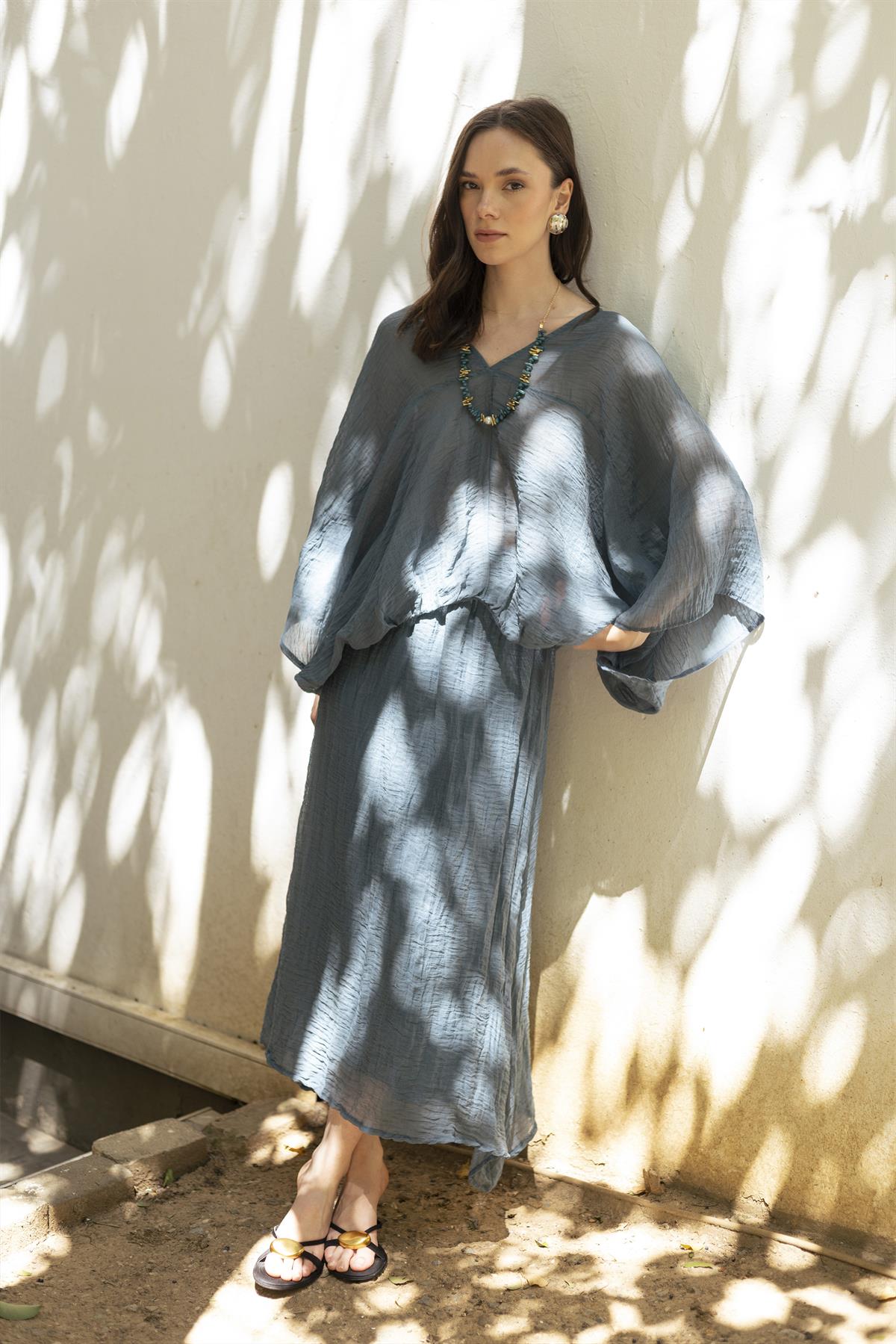 51134 BLUZ ETEK TAKIM İNDİGO