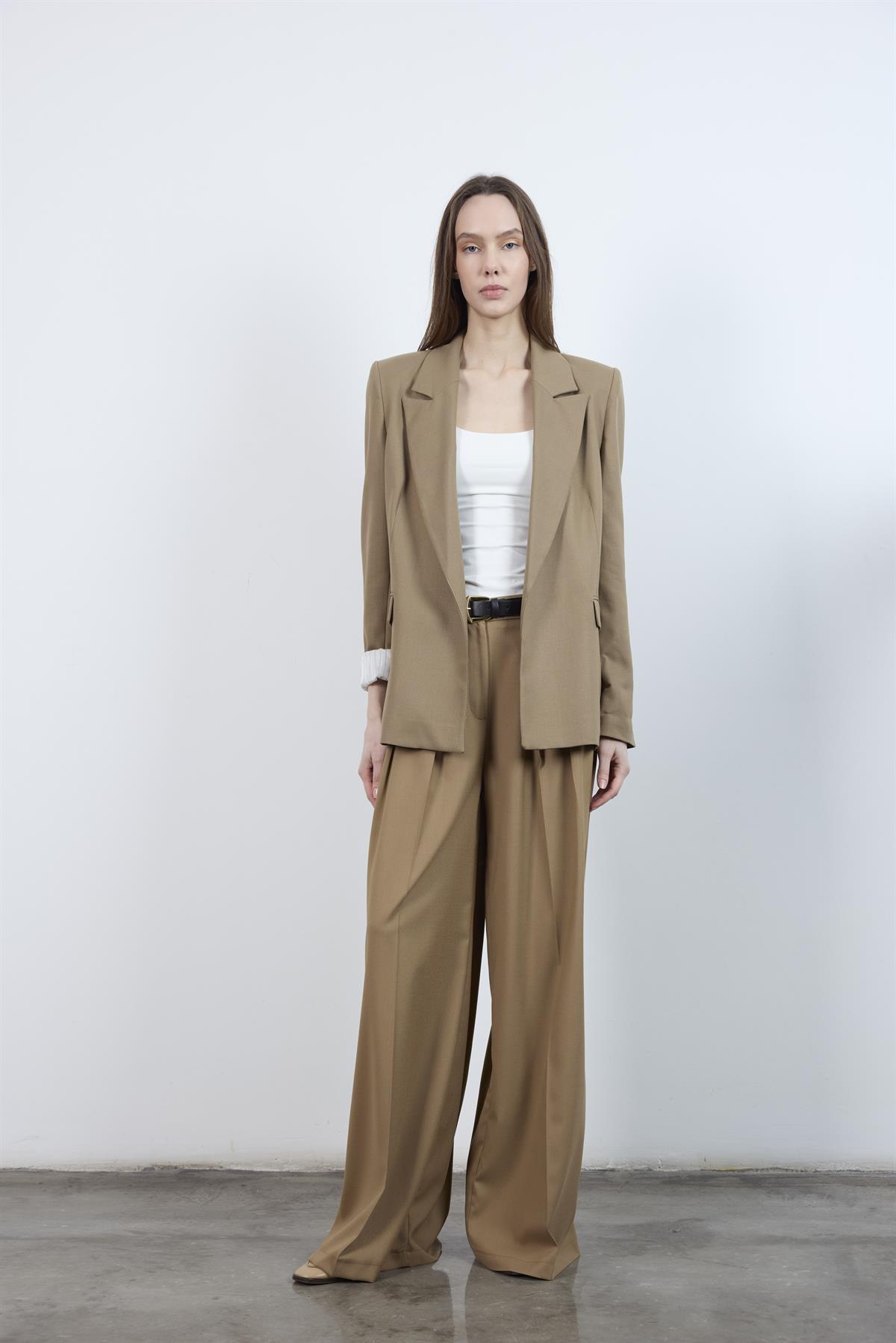 9300 POLİVİSKON CEKET KARAMEL