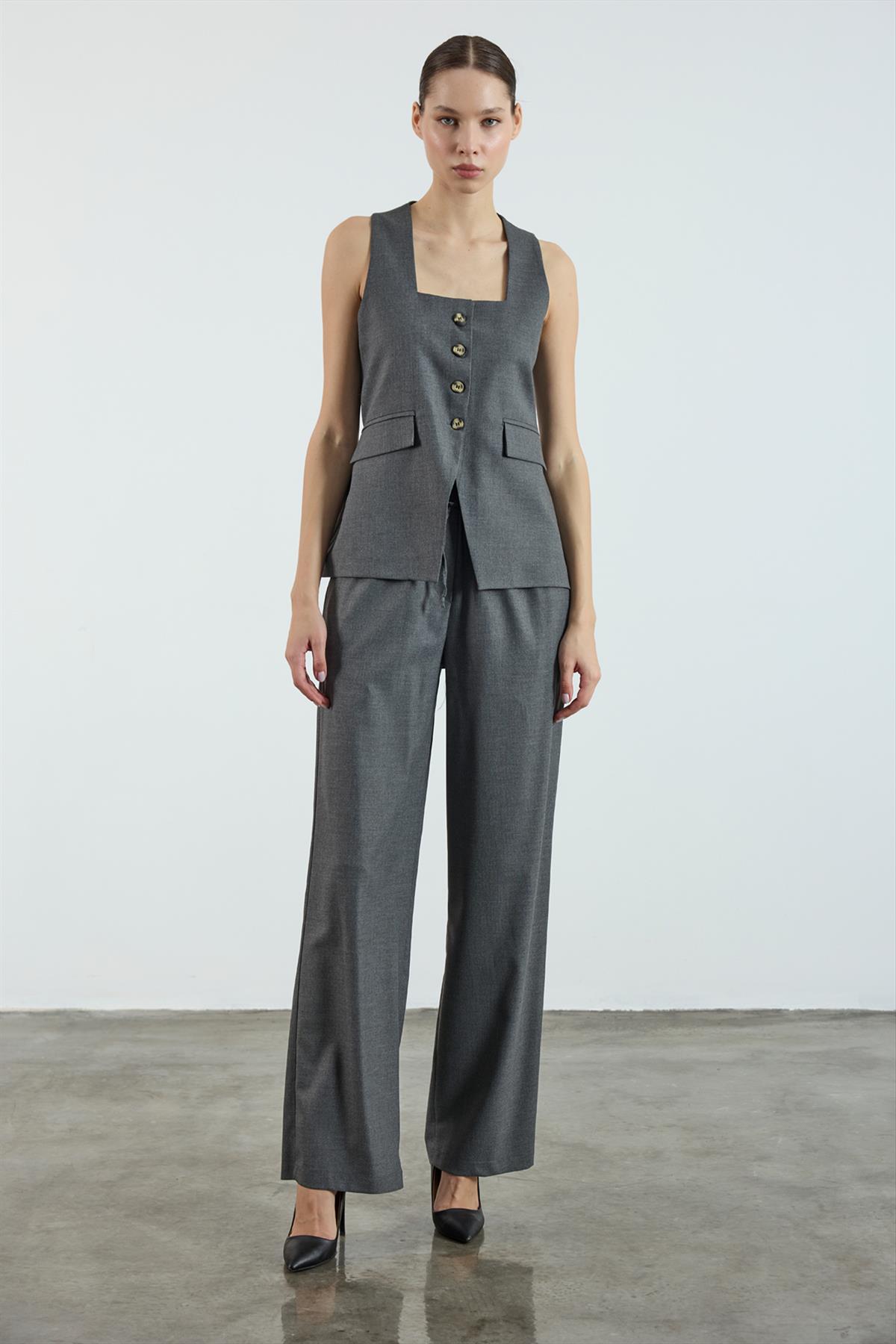 51102 YELEKLİ TAKIM ANTRASİT