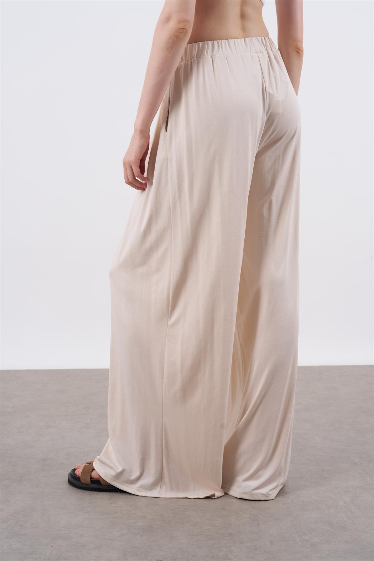 51049 PİLİLİ SALAŞ PANTOLON TAŞ