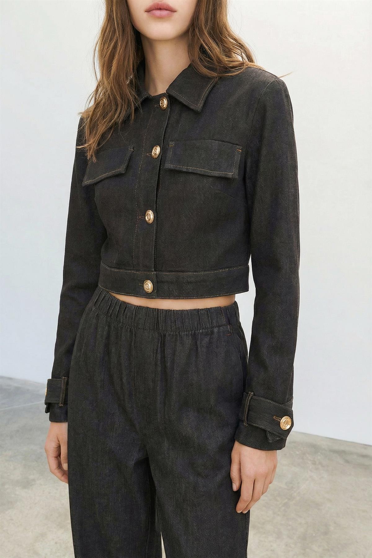 51244 KOT MONT PANTOLON TAKIM KAHVE