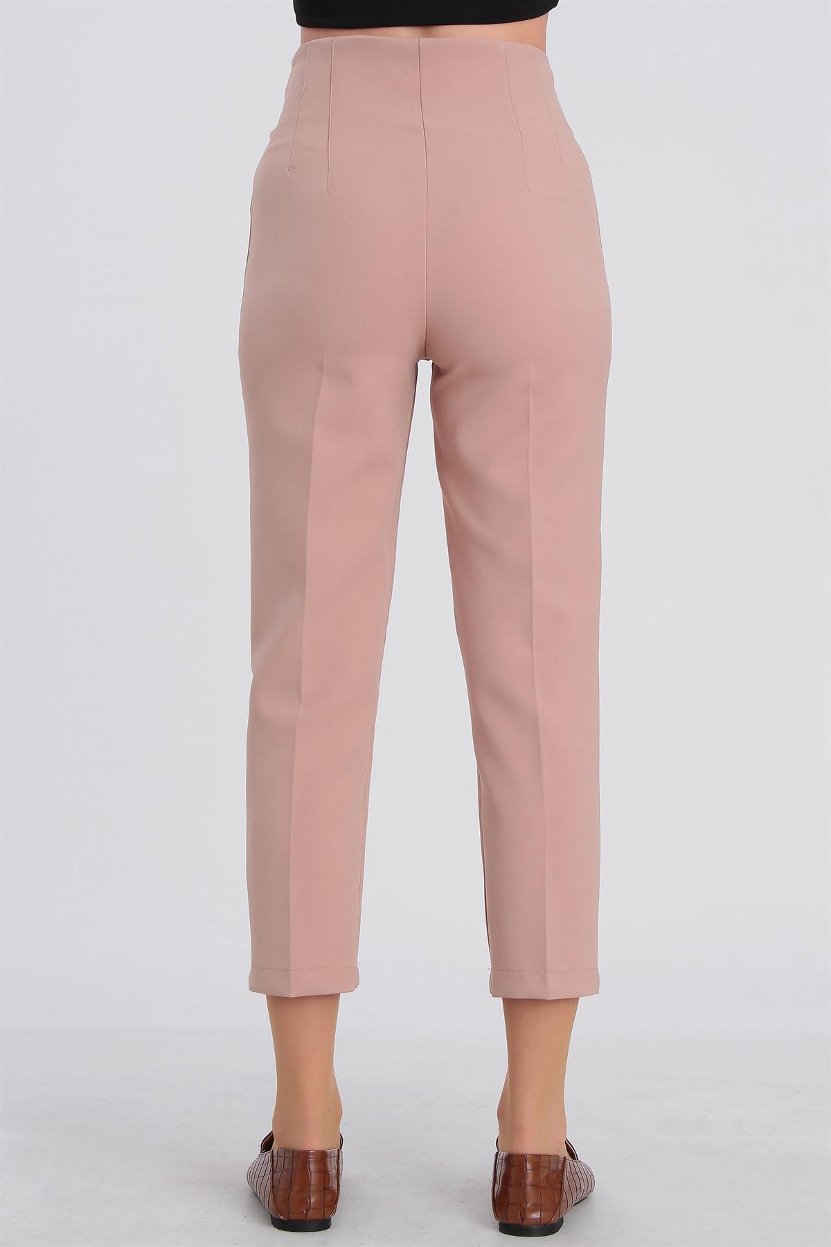 50109 PENSLİ HAVUÇ PANTOLON CAMEL