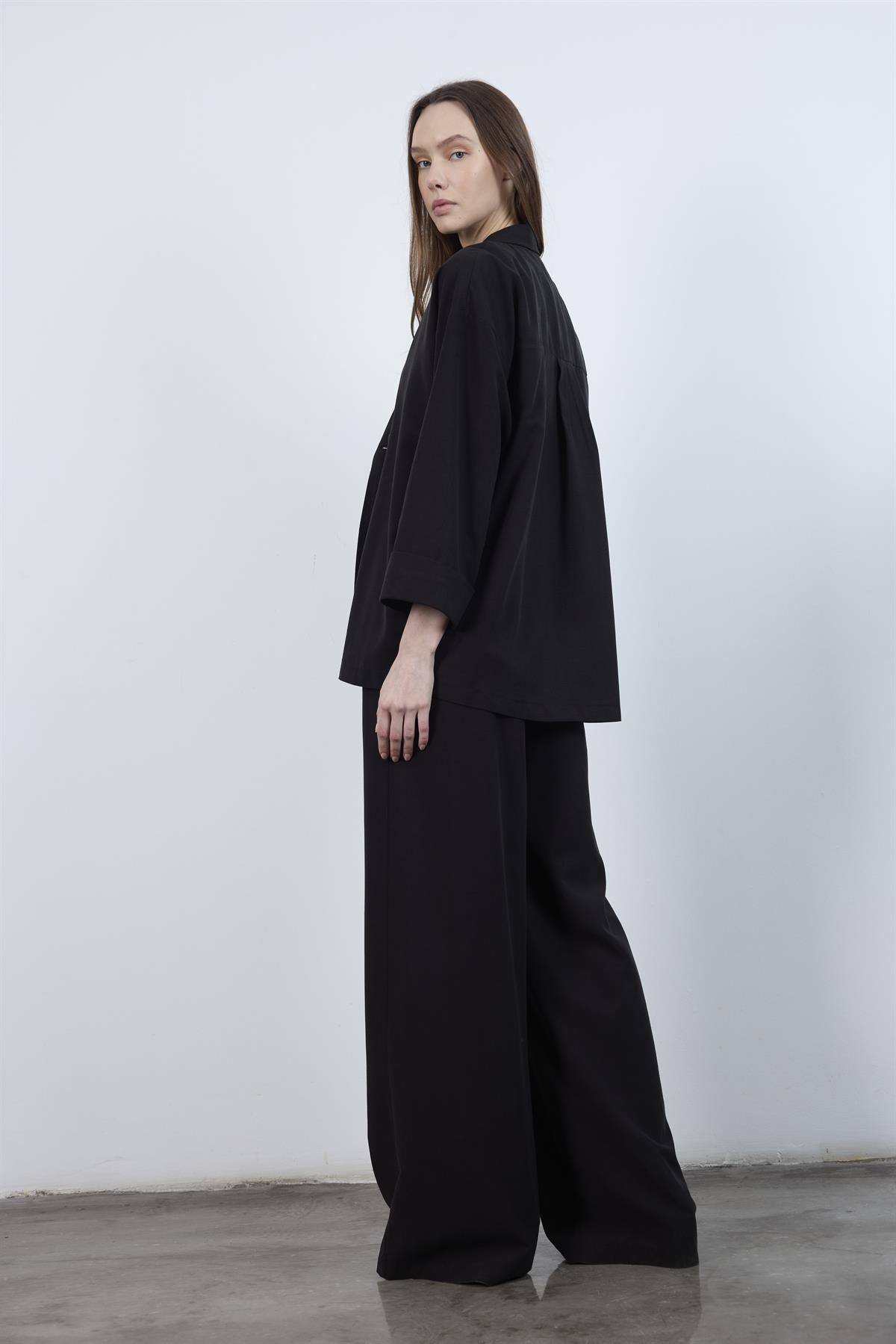 9545 CEKET PANTOLON TAKIM SİYAH