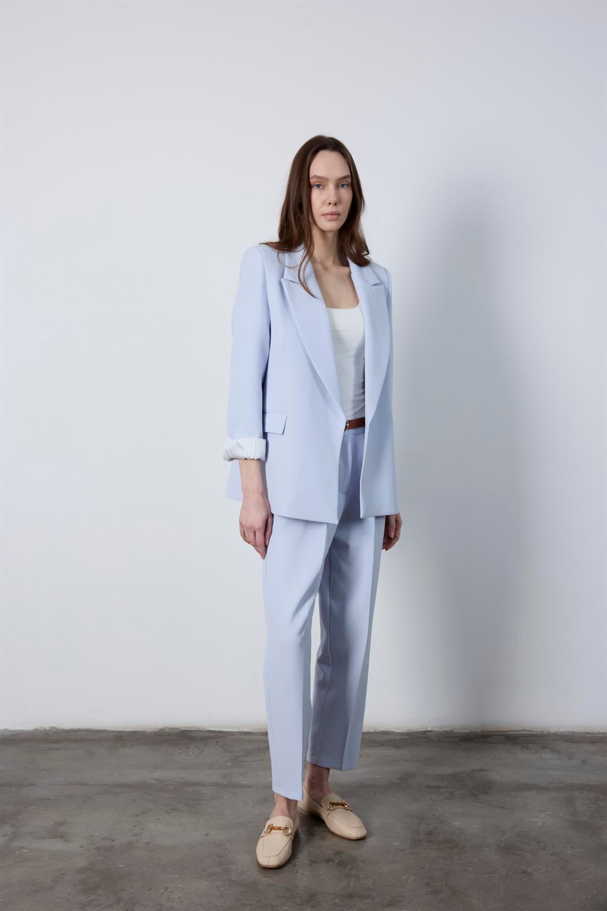 50938 KEMERLİ PANTOLON BEBE MAVİ