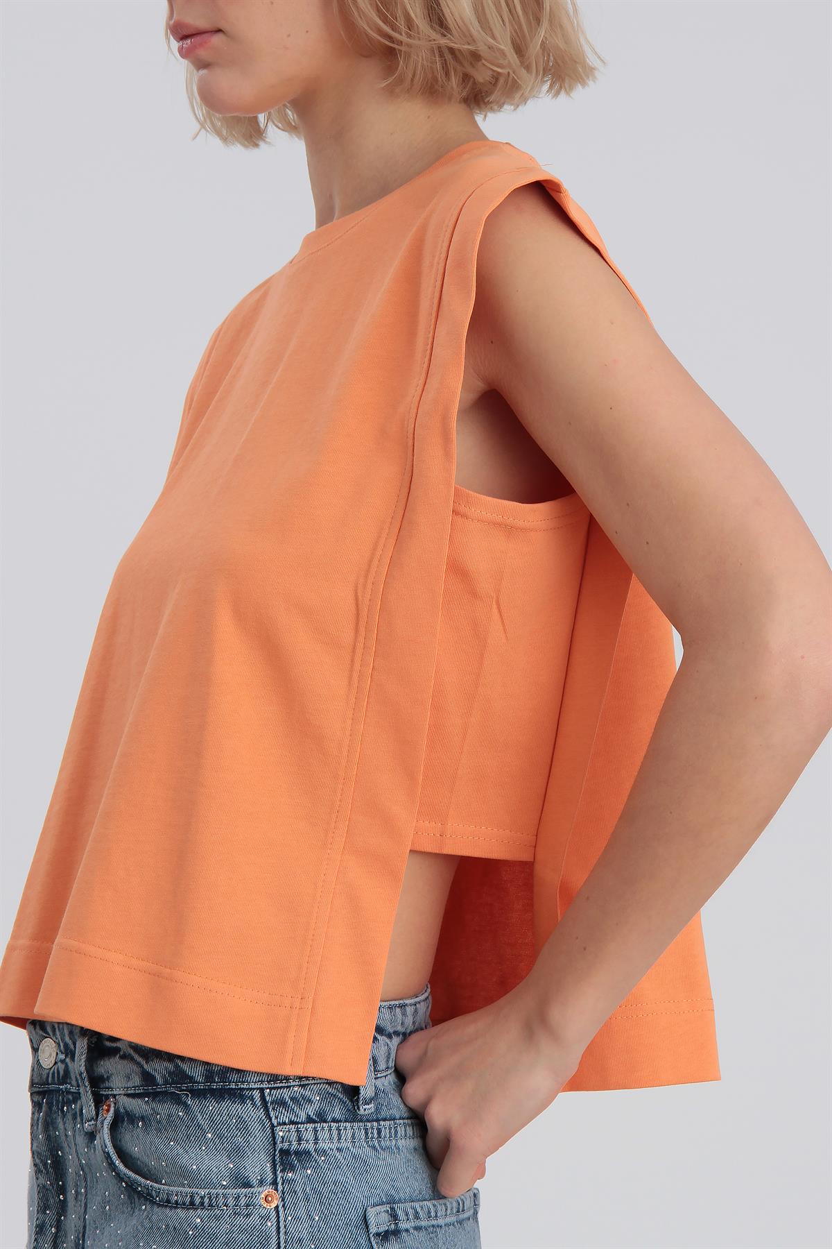 0039 SQUARE TİŞÖRT ORANGE