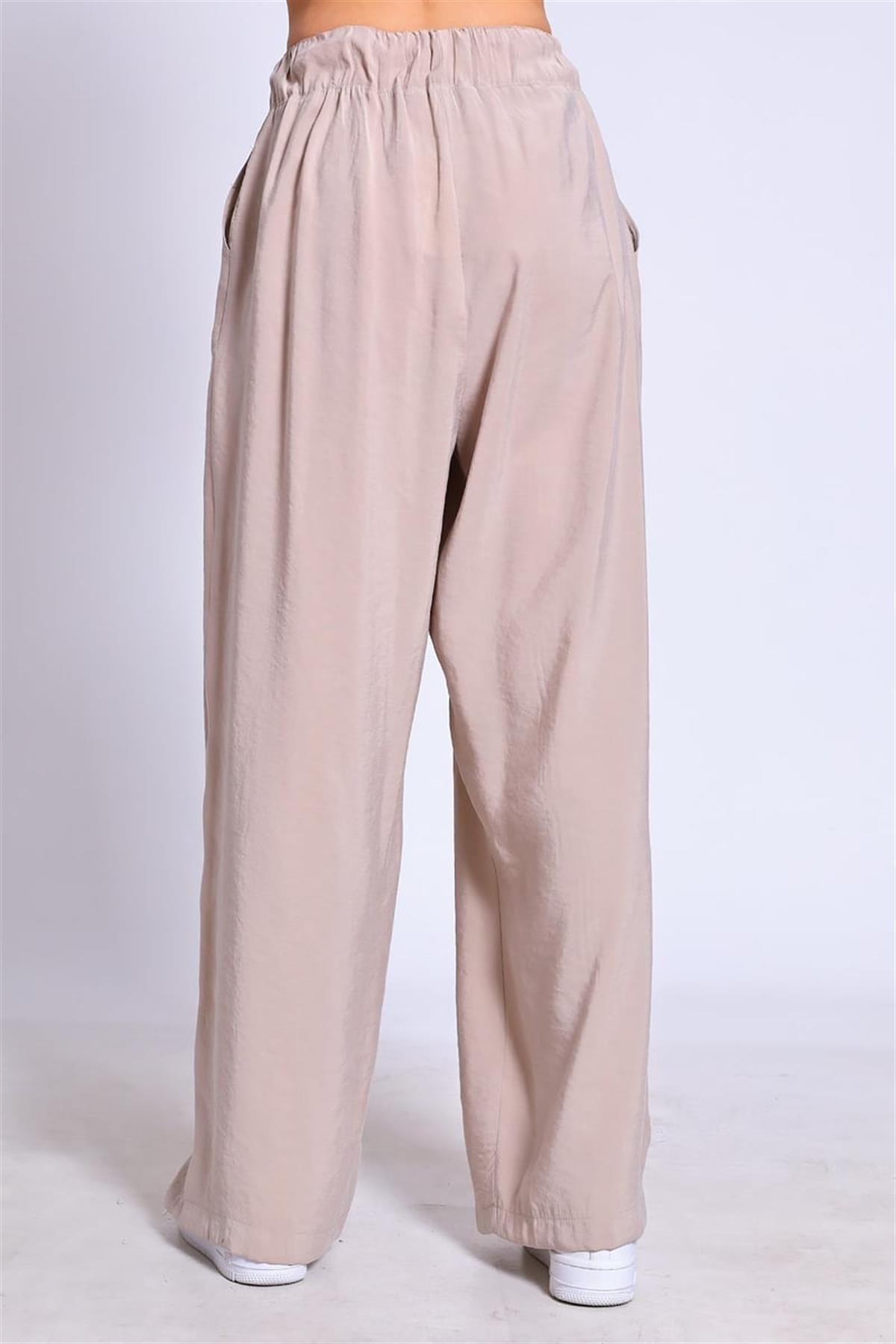 50962 LASTİKLİ PANTOLON VİZON