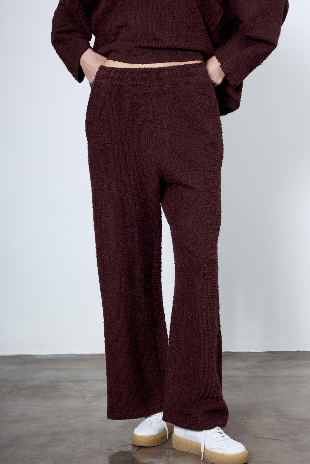 51105 SWEAT PANTOLON TAKIM KAHVE