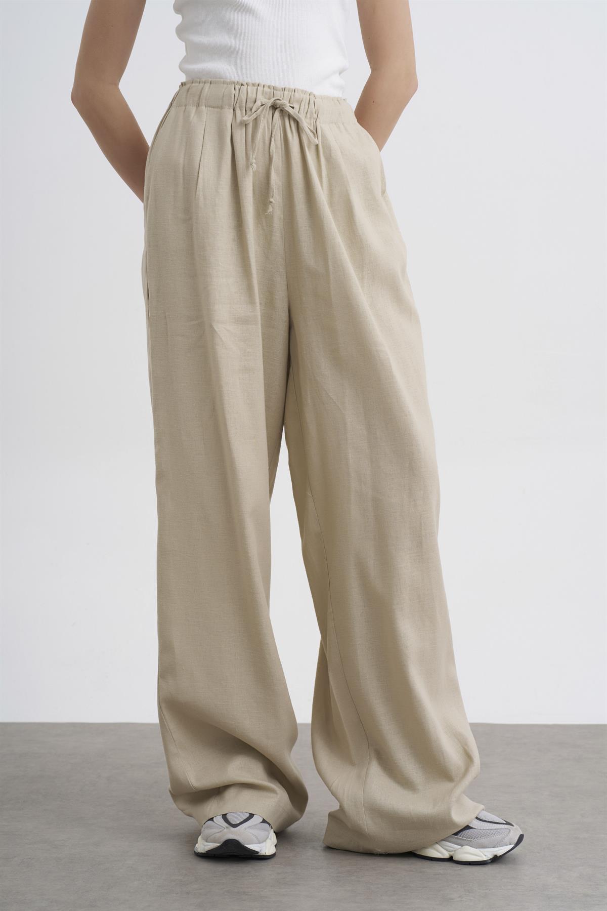 51017 KETEN PANTOLON TAŞ