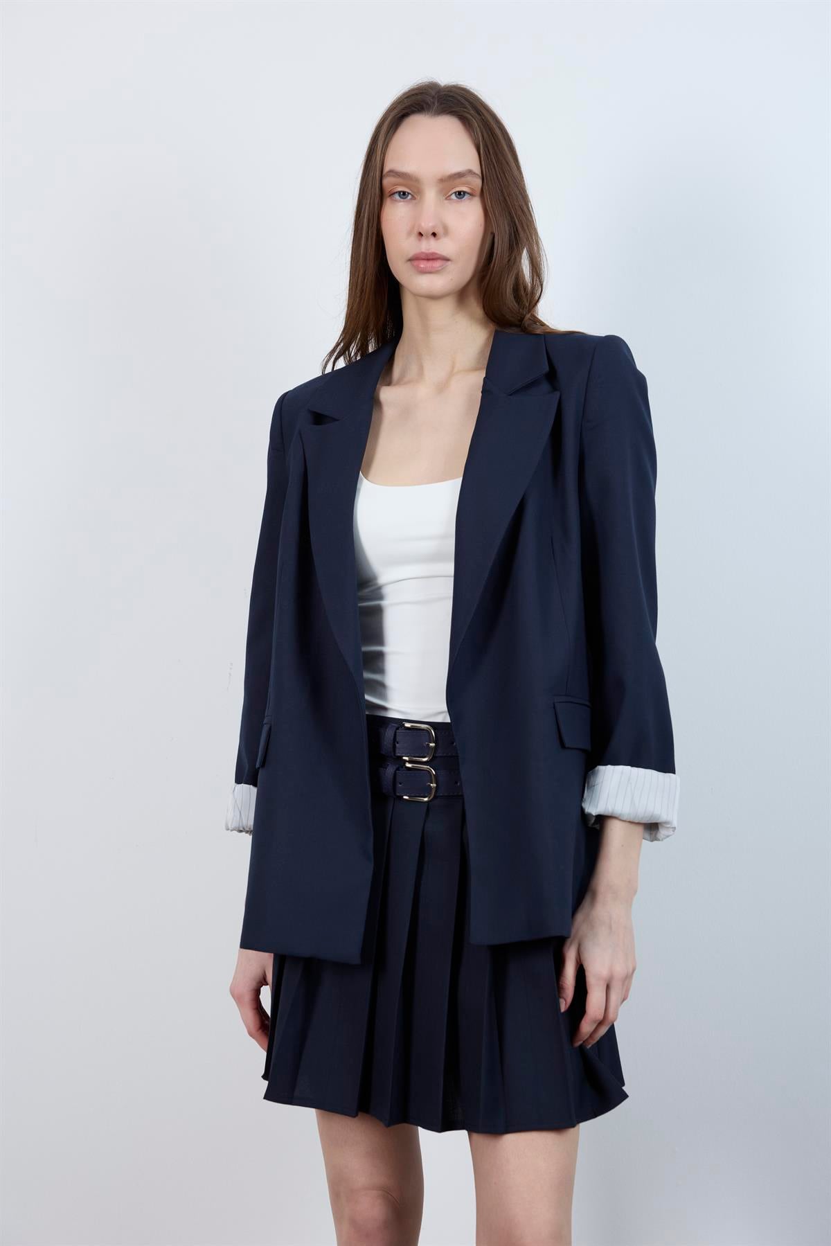 9300 POLİVİSKON CEKET LACİVERT