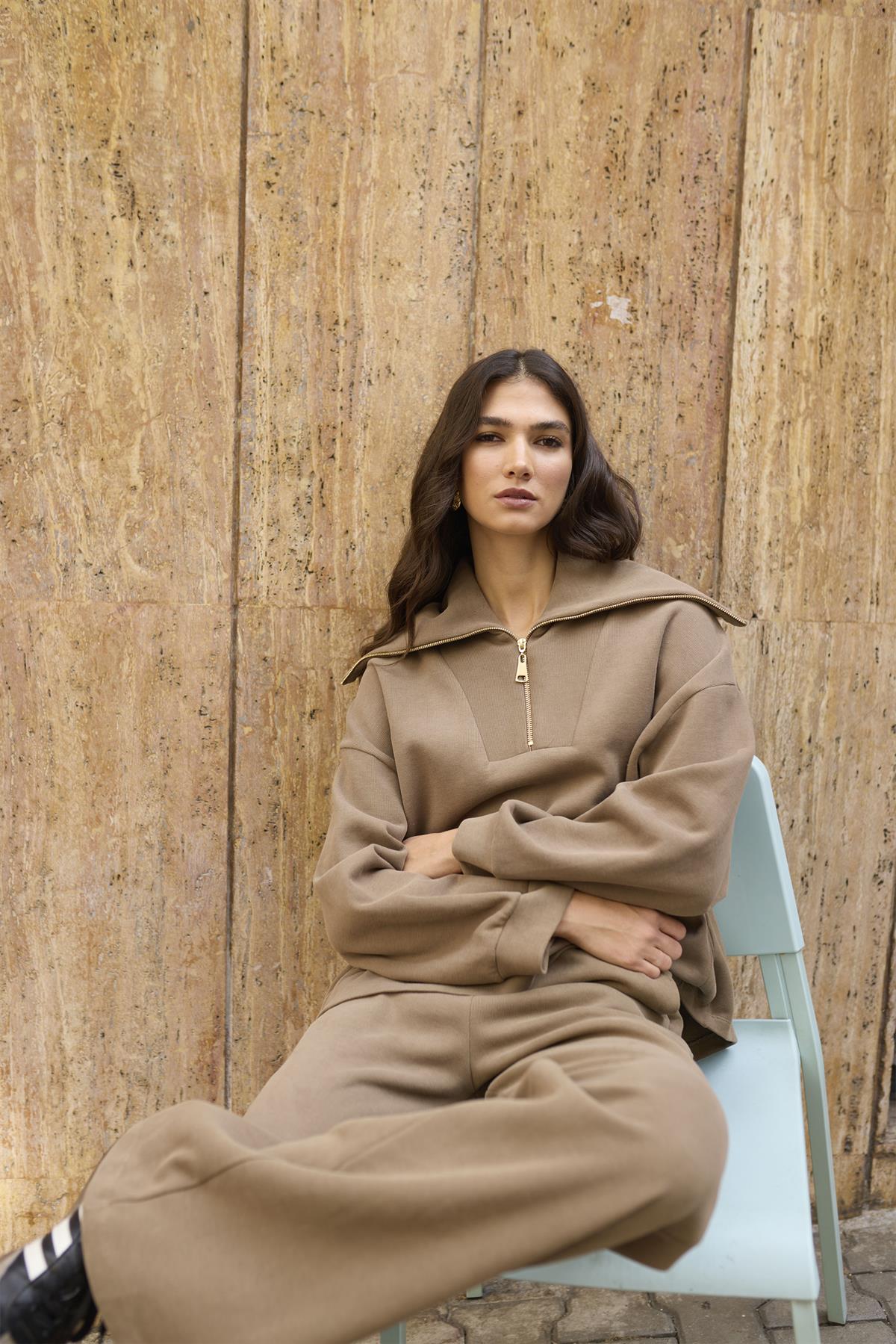 51218 TRİKO TAKIM CAMEL