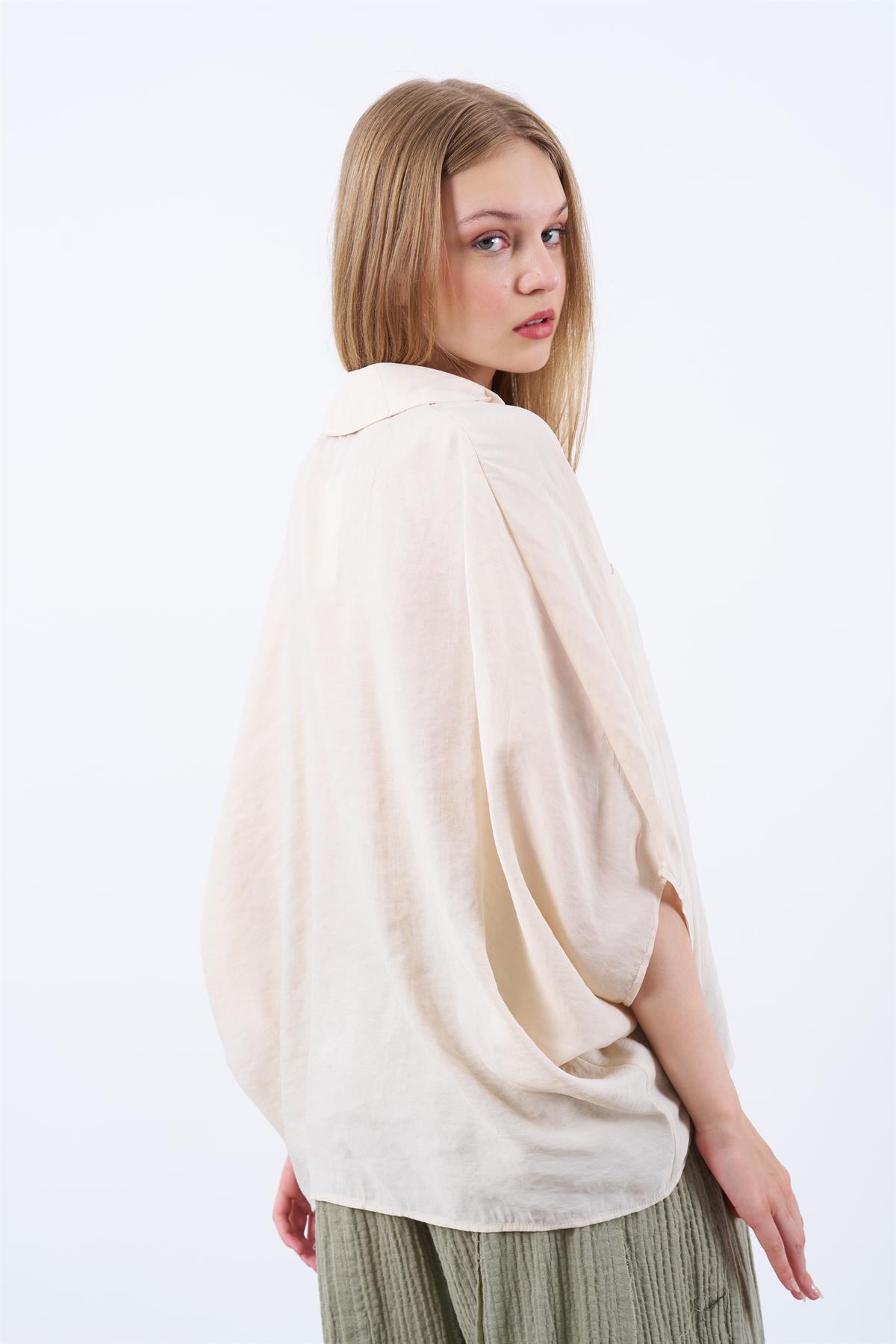 4925 OVERSIZE GÖMLEK TAŞ