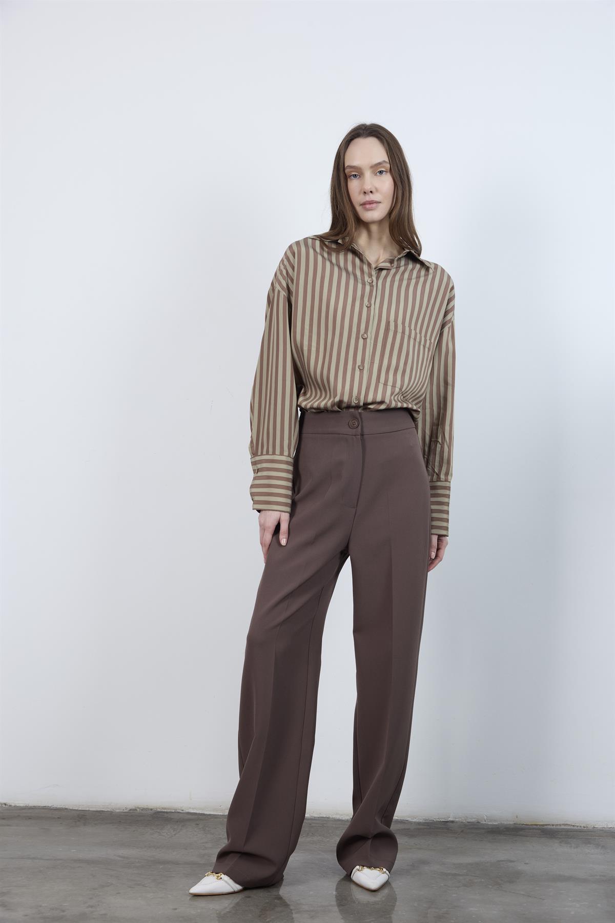 50714 PALAZZO PAÇA PANTOLON KAHVE