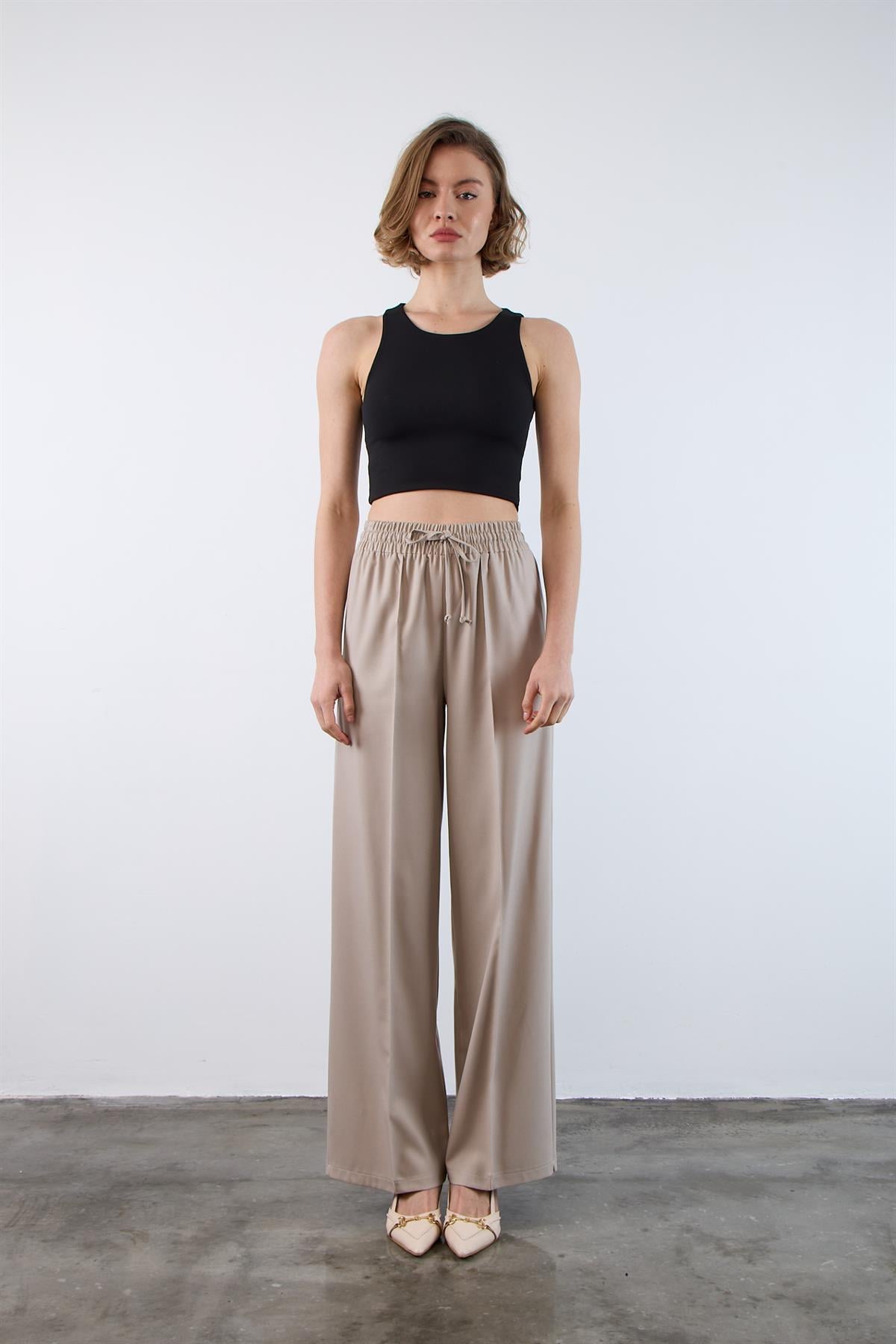 50741 POLİVİSKON PANTOLON TAŞ