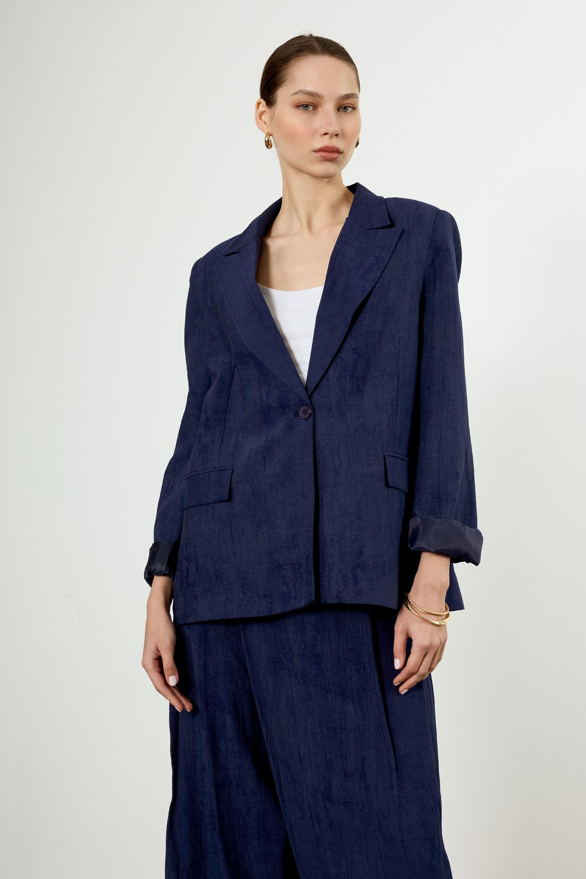 9551 PANTOLON CEKET TAKIM LACİVERT