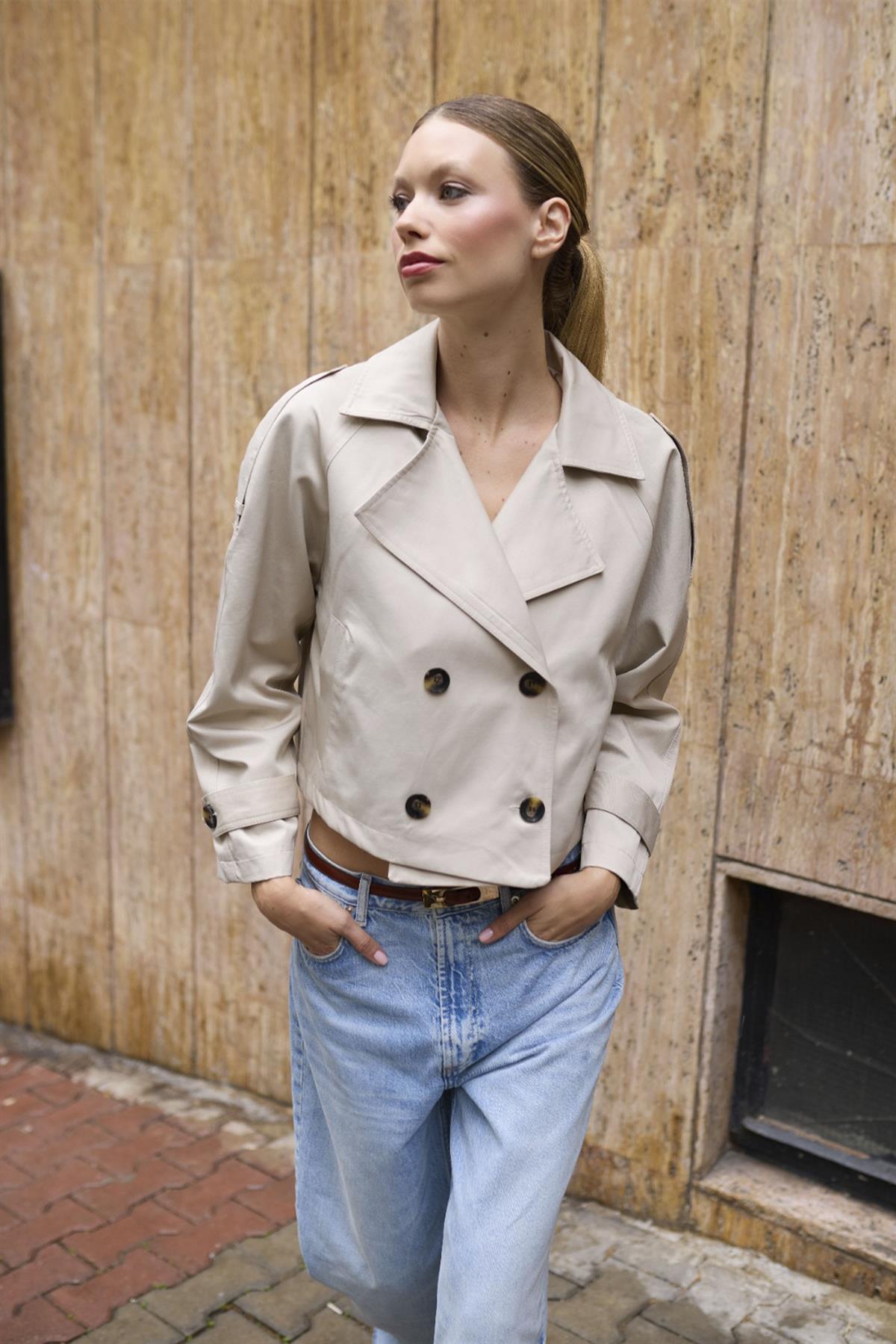 9629 KISA TRENÇ TAŞ