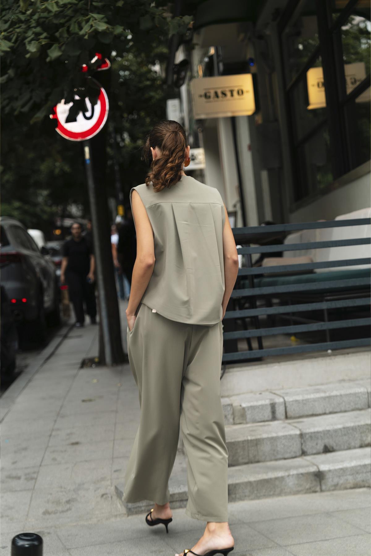 9588 YELEK PANTOLON TAKIM HAKİ