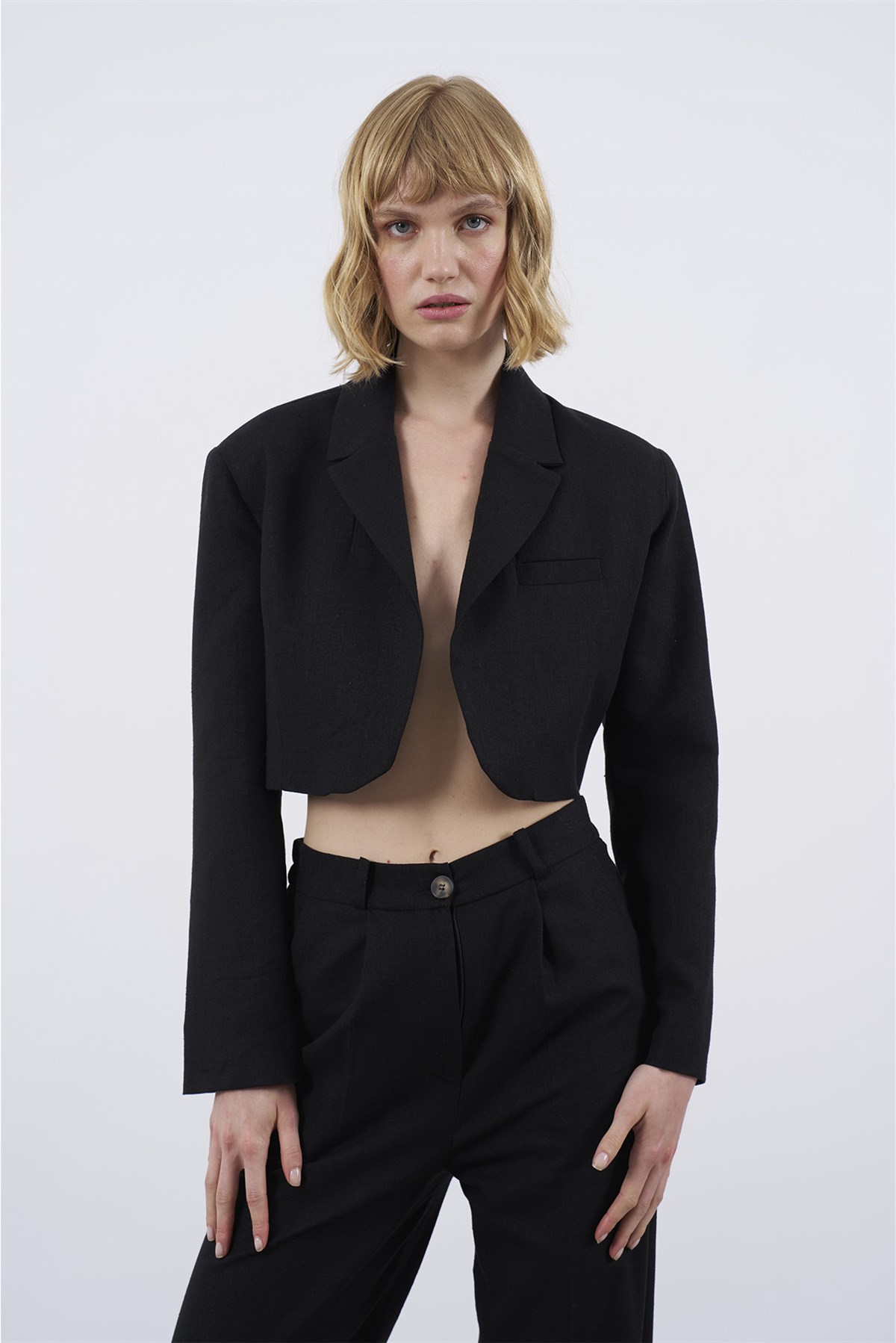 50971 CEKET PANTOLON TAKIM SİYAH