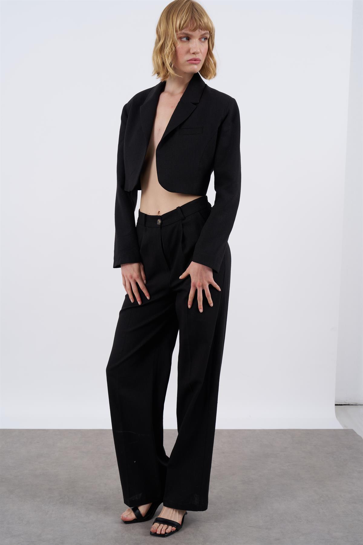 50971 CEKET PANTOLON TAKIM SİYAH