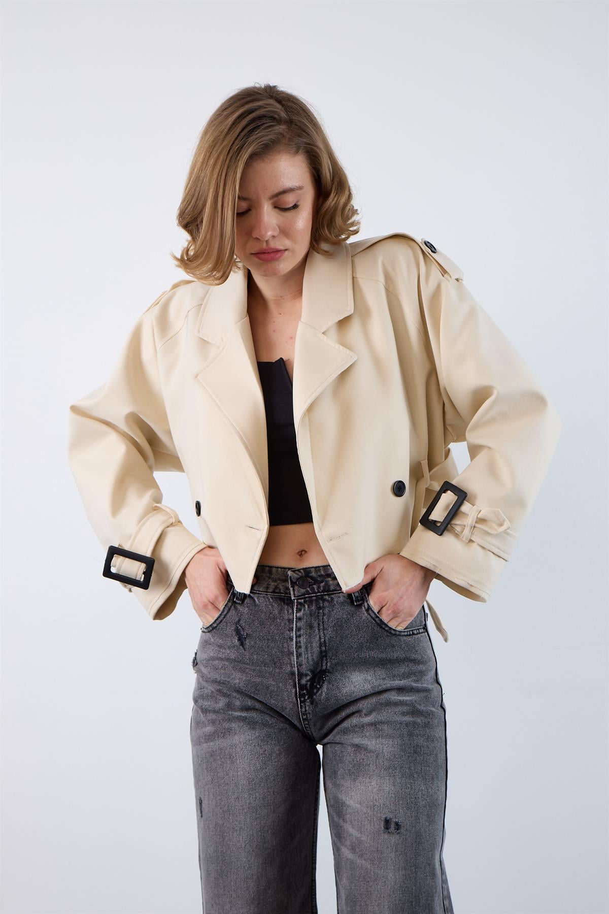 9306 REGLAN KISA CEKET TAŞ