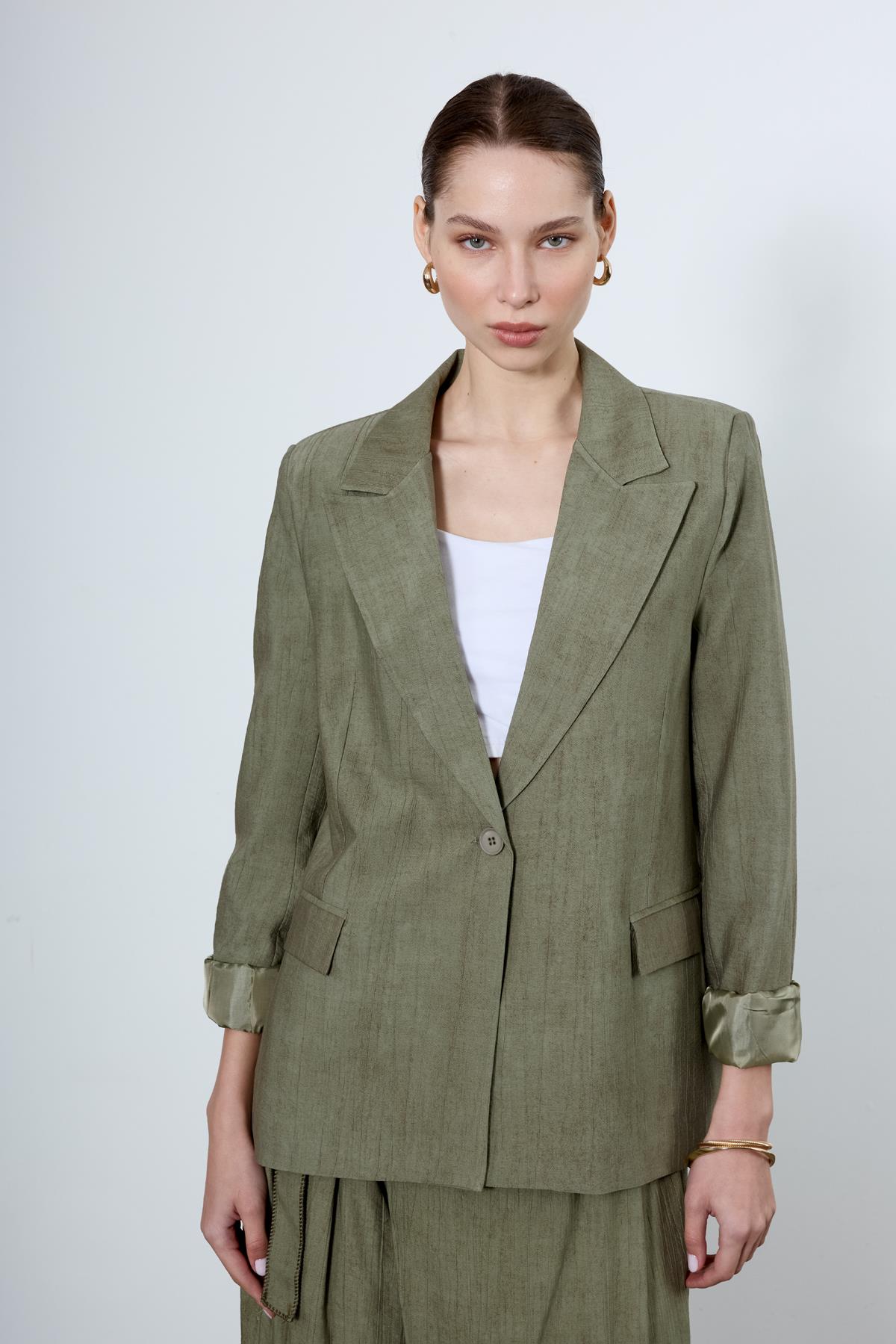 9551 PANTOLON CEKET TAKIM HAKİ