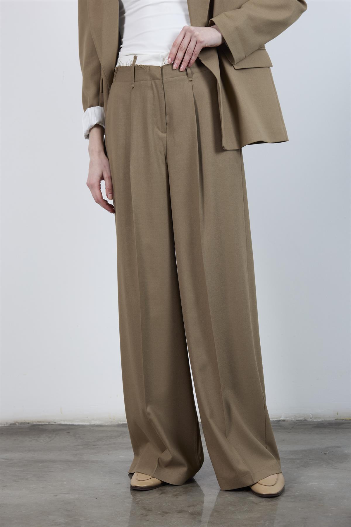 50949 POLİVİSKON PANTOLON KARAMEL