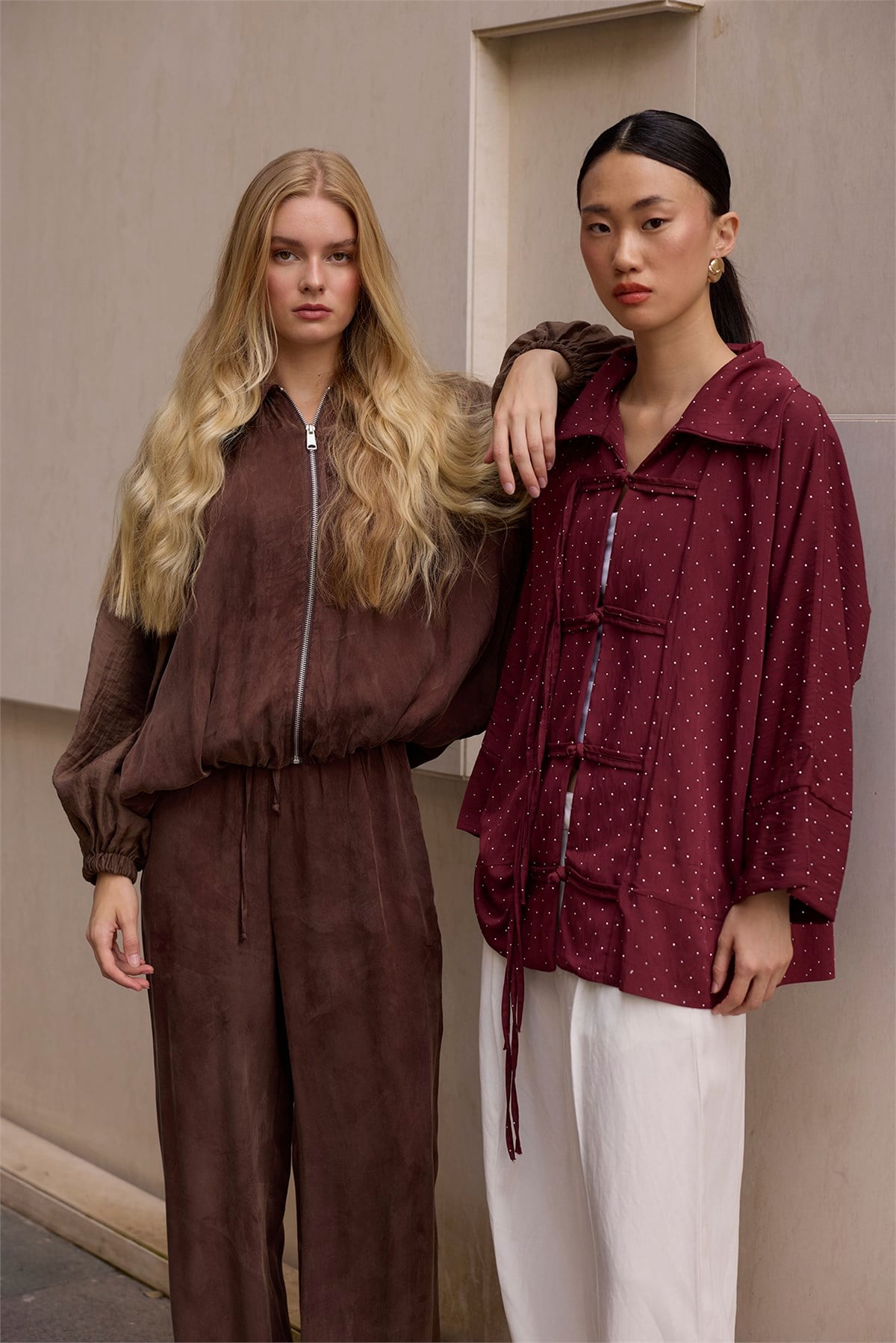 9789 BİYELİ CEKET BORDO