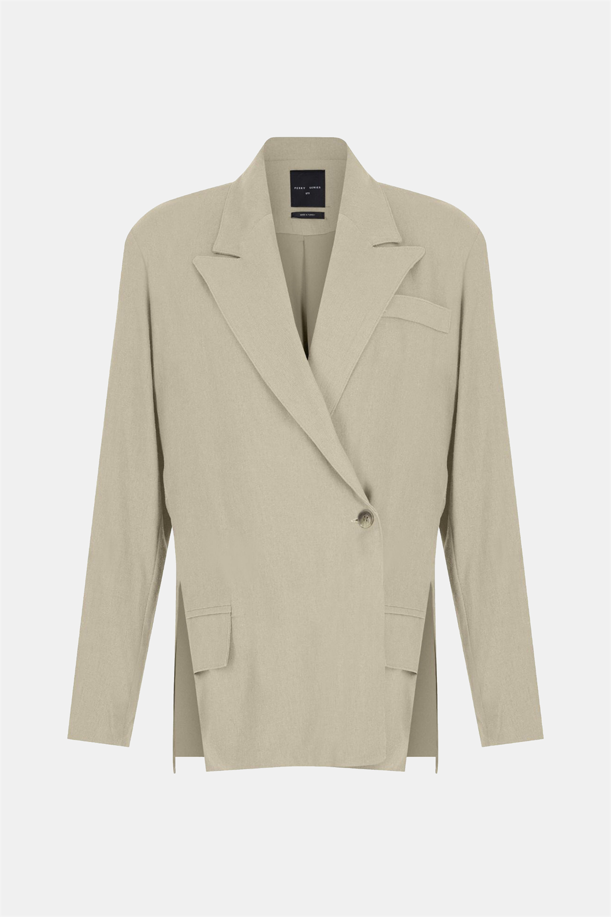 9670 KETEN BLAZER CEKET TAŞ