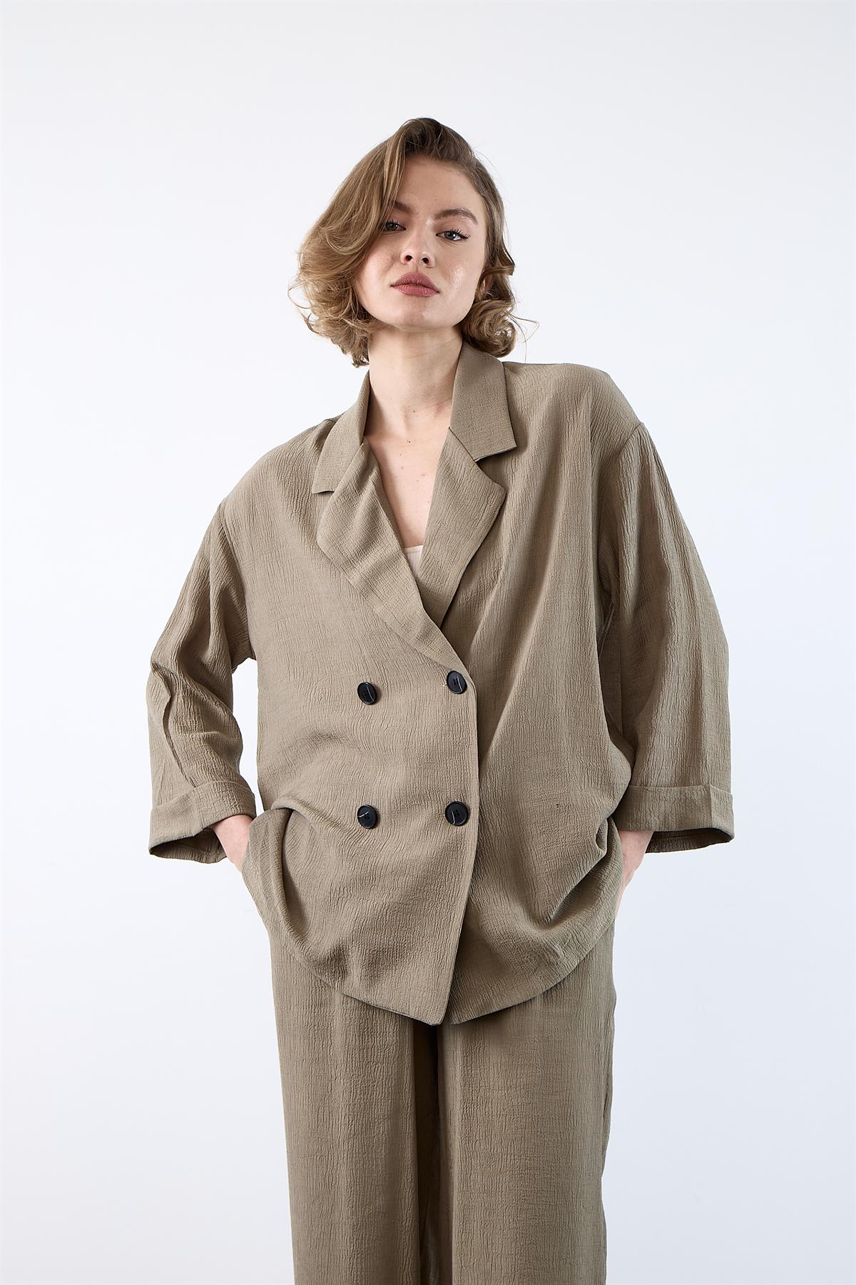 51107 CEKET PANTOLON TAKIM HAKİ