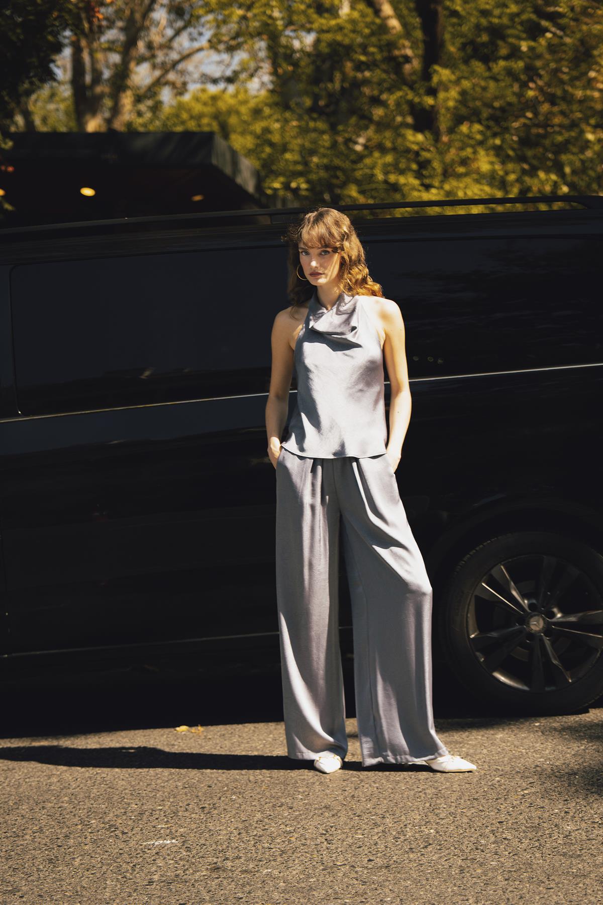 51211 BLUZ PANTOLON TAKIM ANTRASİT