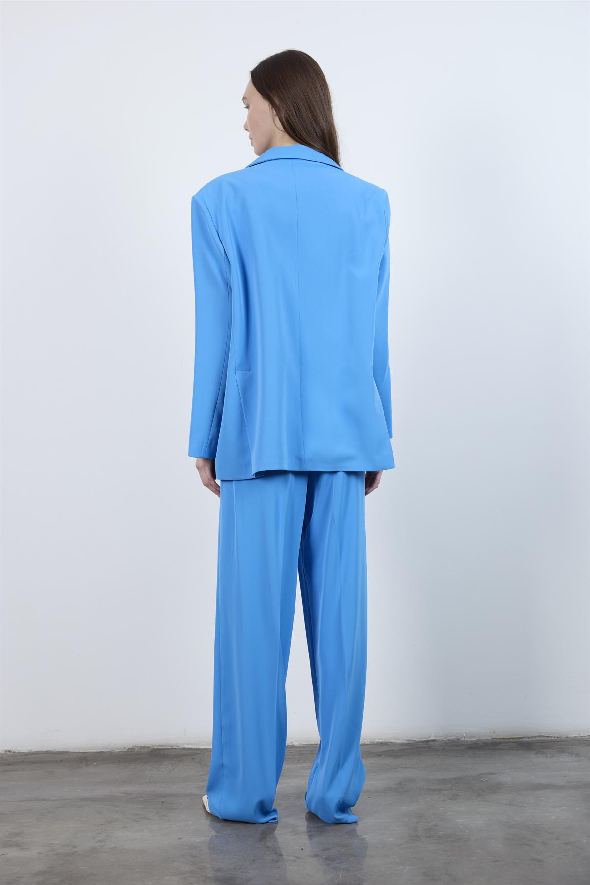 9418 CEKET PANTOLON TAKIM MAVİ