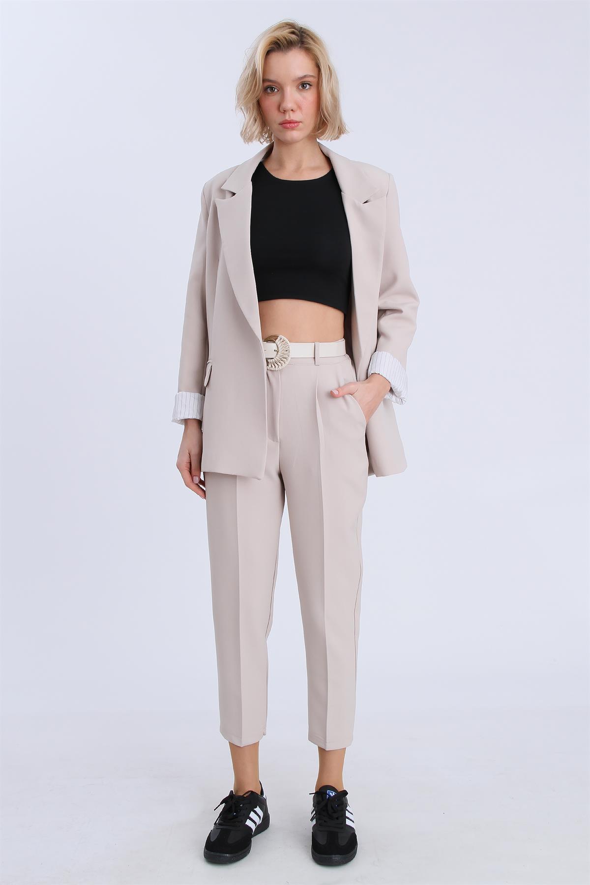 9134 KOLU KATLAMALI CEKET TAŞ