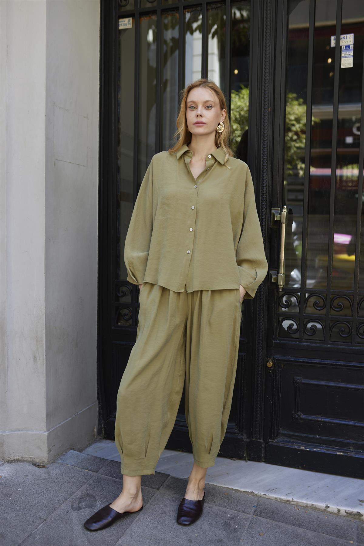 50957 GÖMLEK PANTOLON TAKIM HAKİ