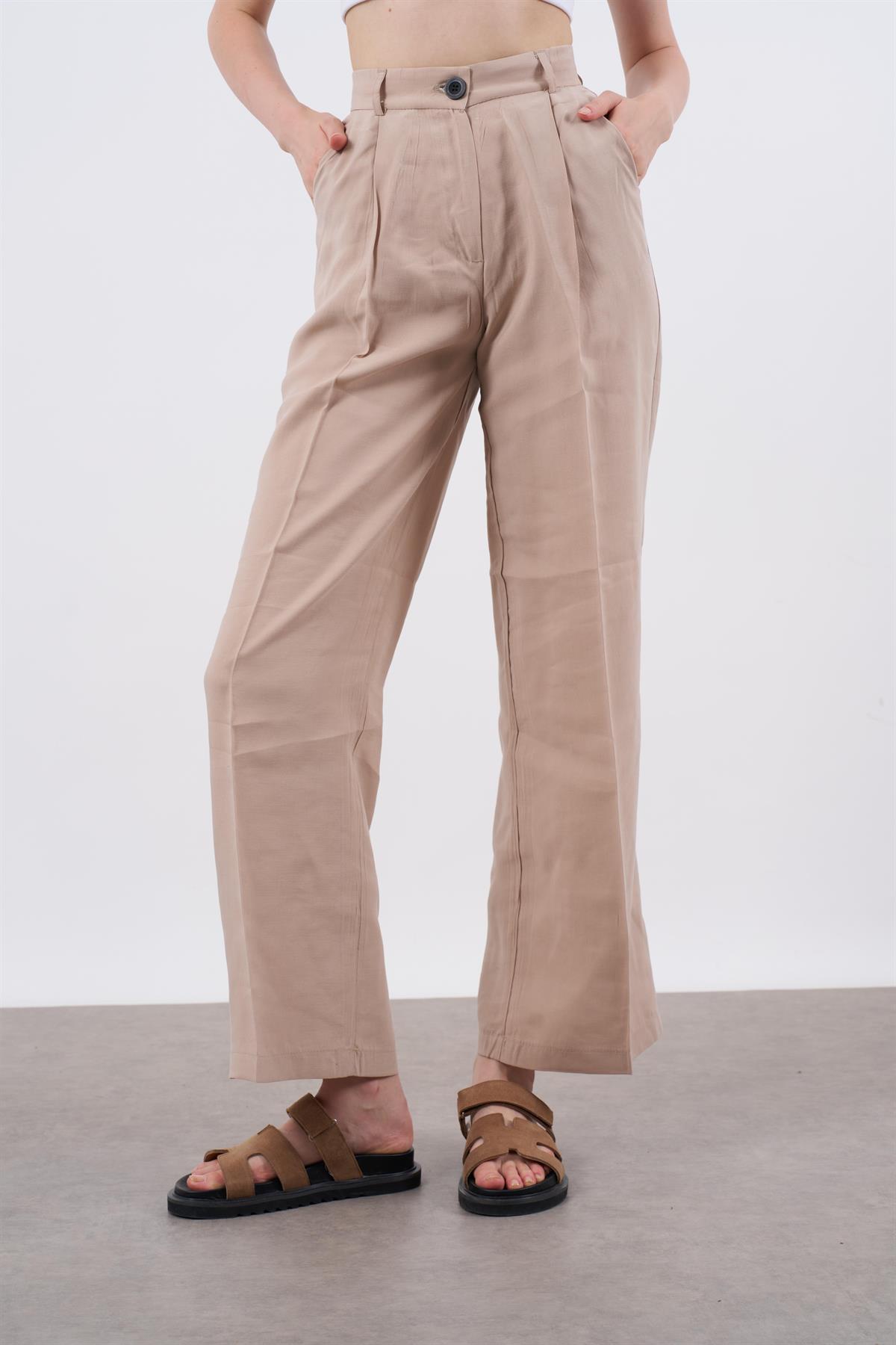 51020 TENCEL PANTOLON TAŞ