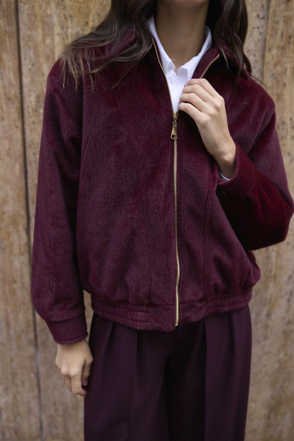 9648 BOMBER CEKET BORDO