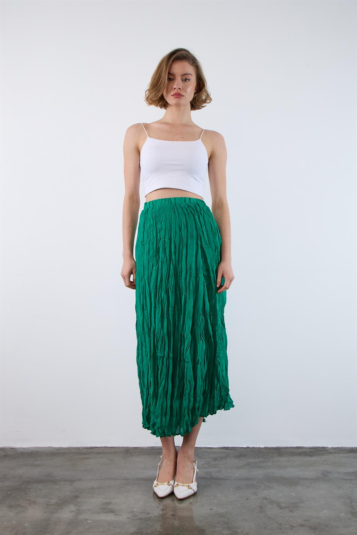 3207 KIRIŞIK ETEK YEŞİL