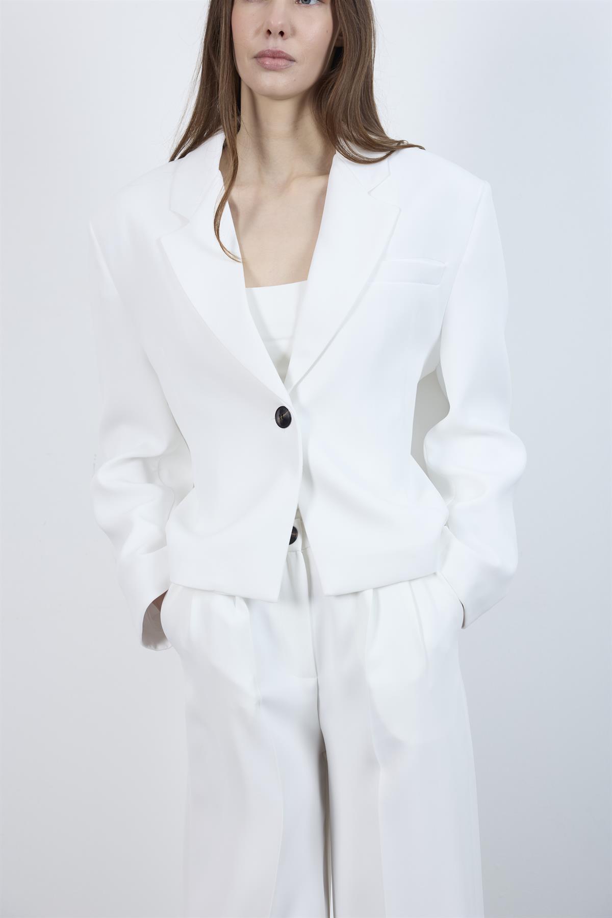 9489 CEKET PANTOLON TAKIM BEYAZ