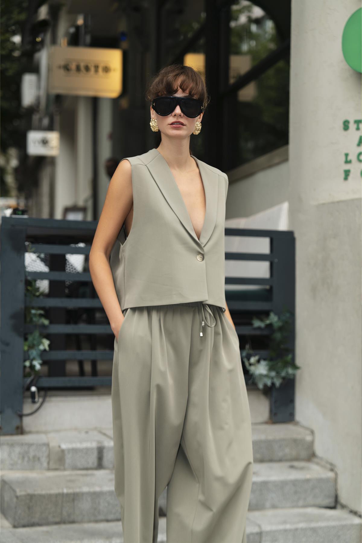 9588 YELEK PANTOLON TAKIM HAKİ