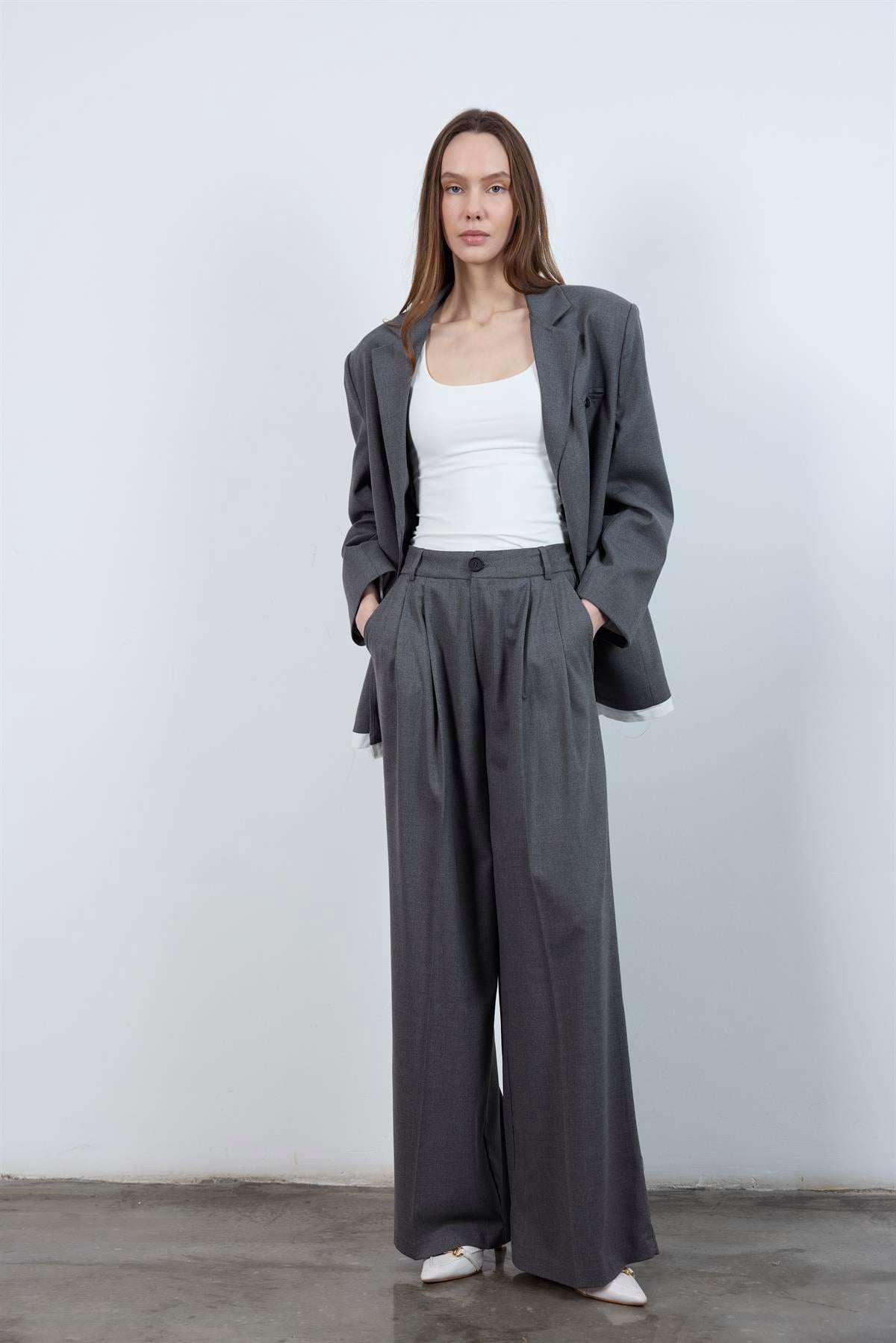 50997 POLİVİSKON PANTOLON ANTRASİT