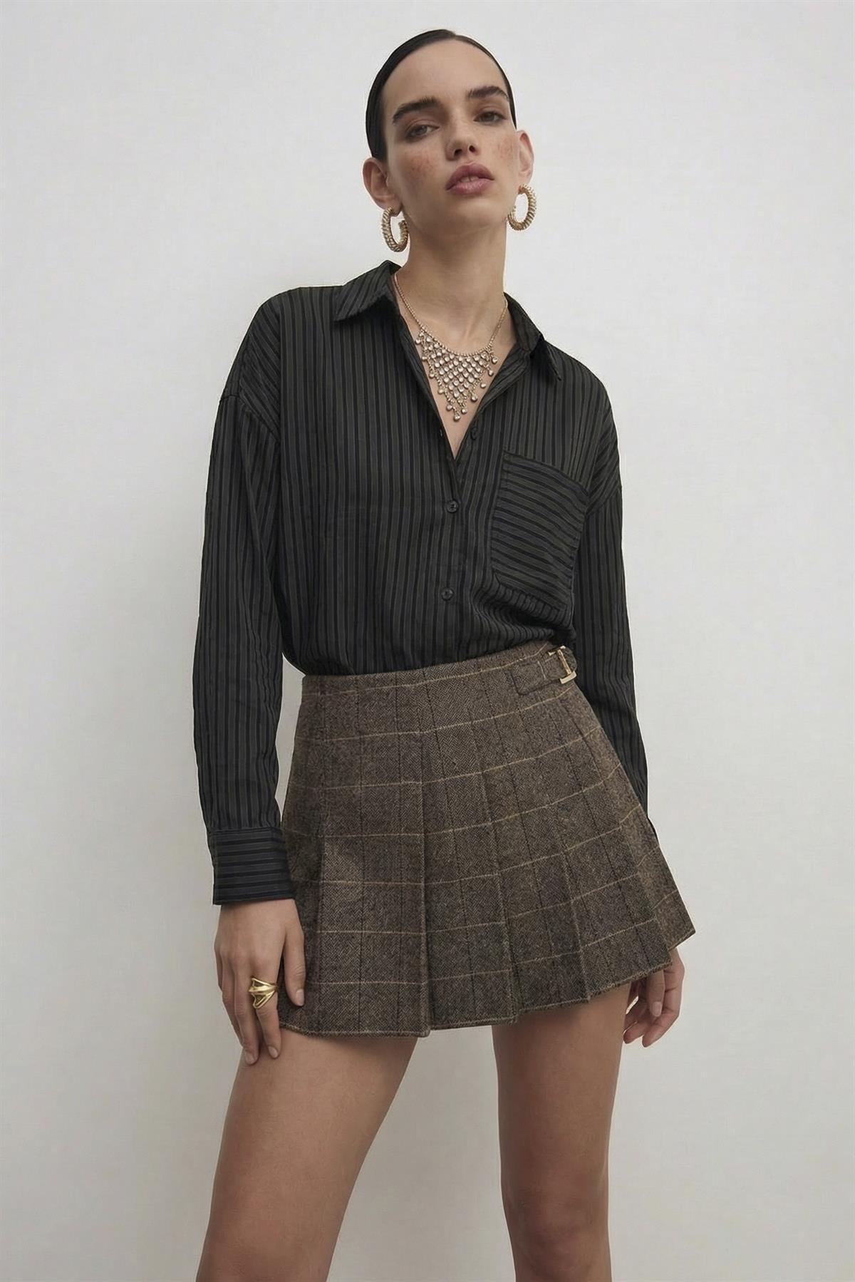 5000 OVERSIZE GÖMLEK SİYAH