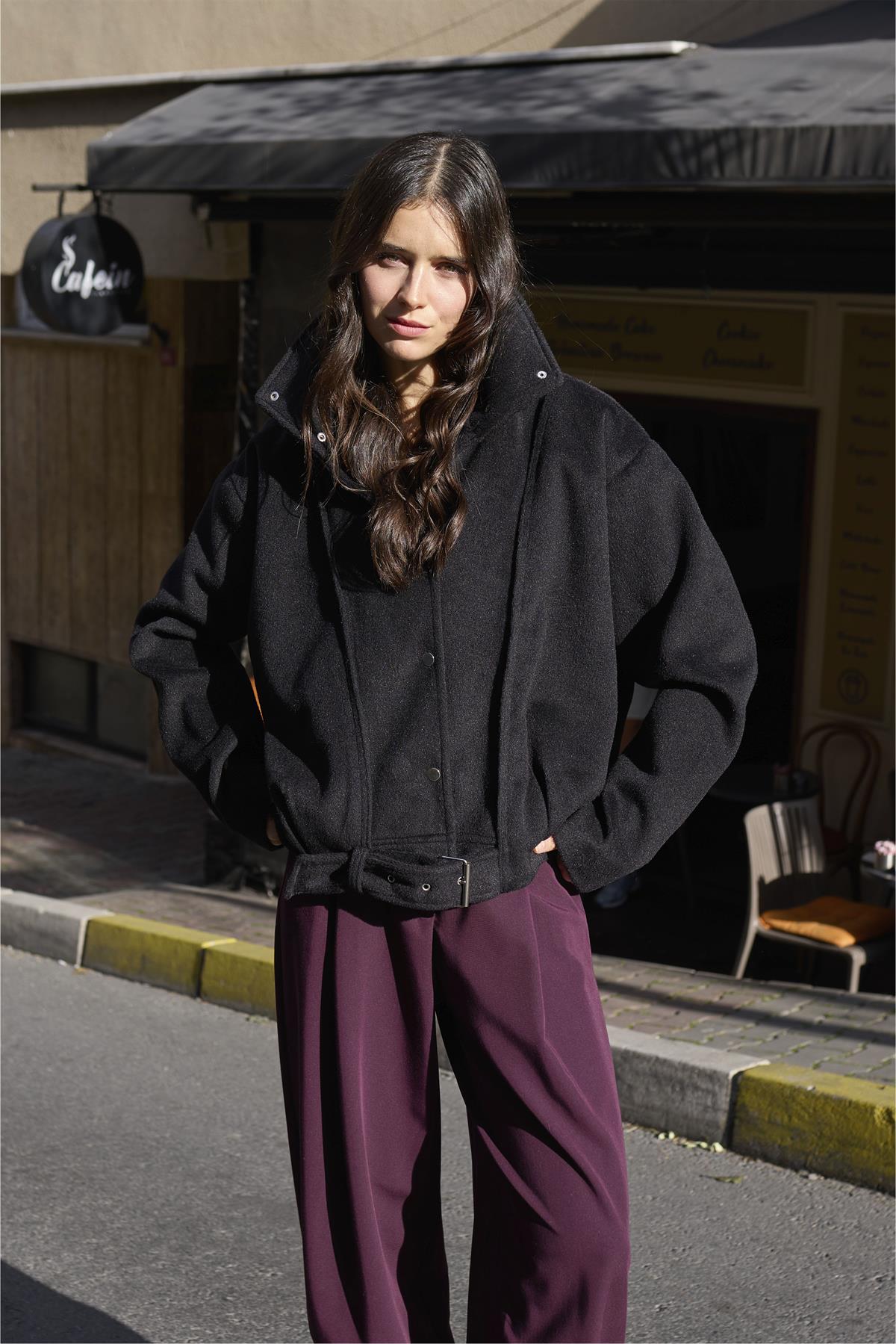 9657 KAŞE KABAN SİYAH