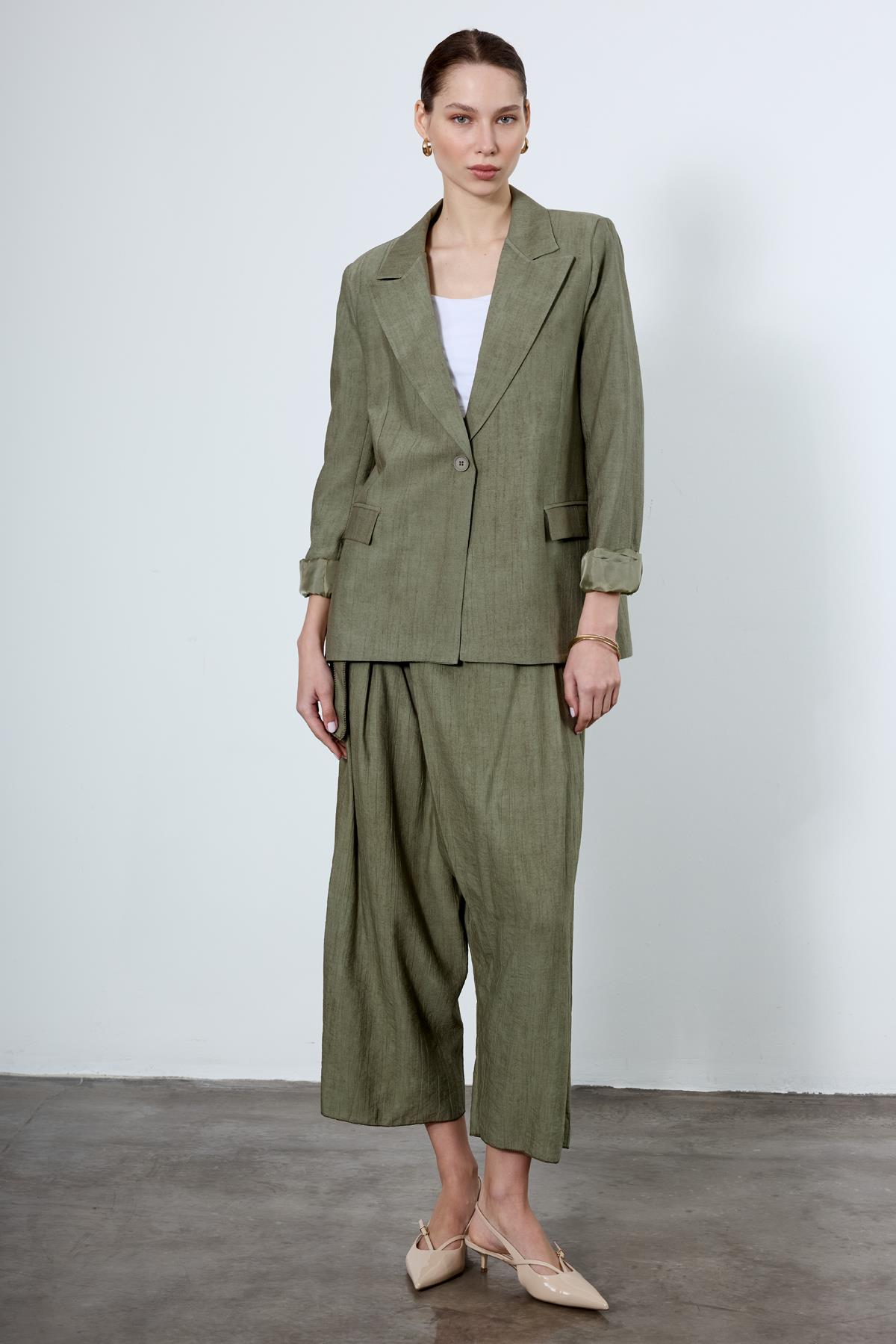 9551 PANTOLON CEKET TAKIM HAKİ