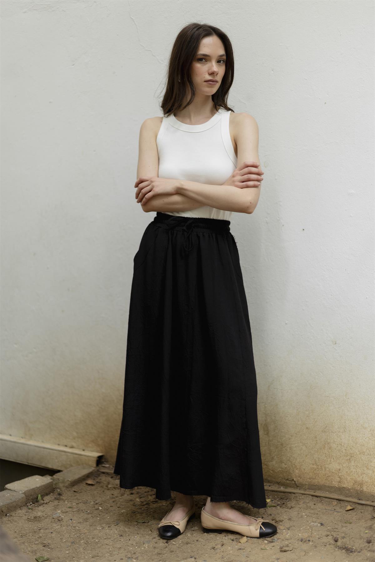 3288 KETEN ETEK SİYAH