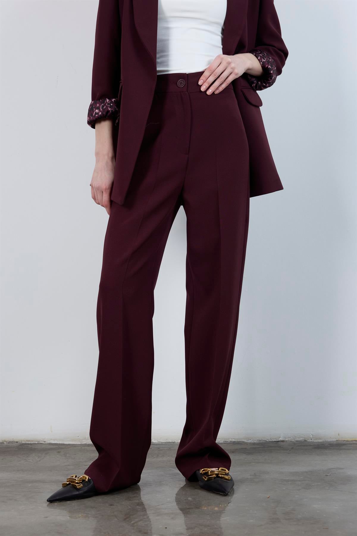 50714 PALAZZO PAÇA PANTOLON MÜRDÜM