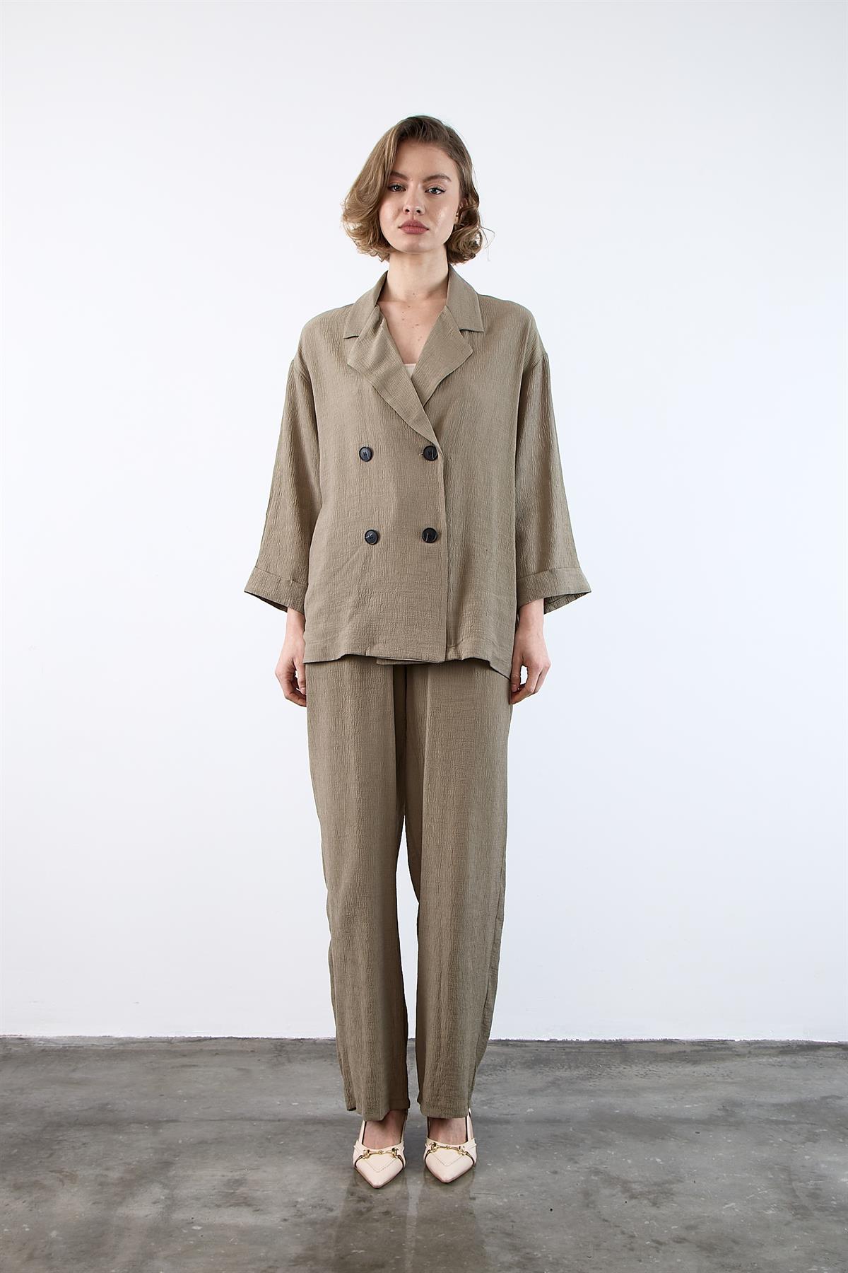 51107 CEKET PANTOLON TAKIM HAKİ