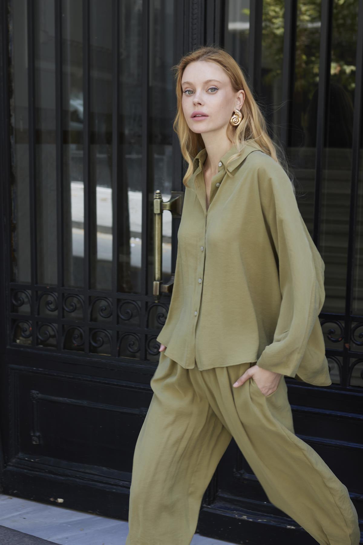 50957 GÖMLEK PANTOLON TAKIM HAKİ