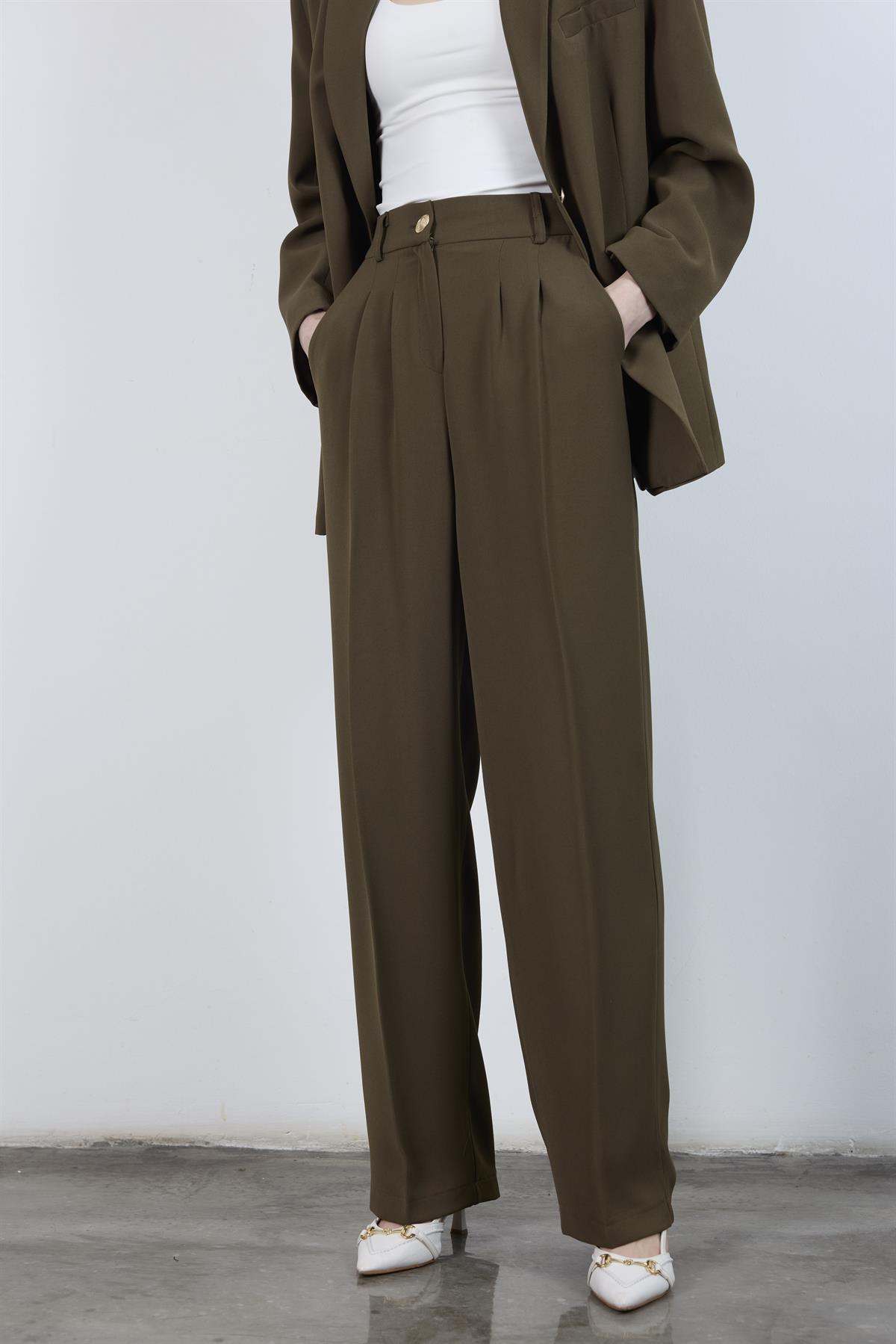 9418 CEKET PANTOLON TAKIM KOYU HAKİ