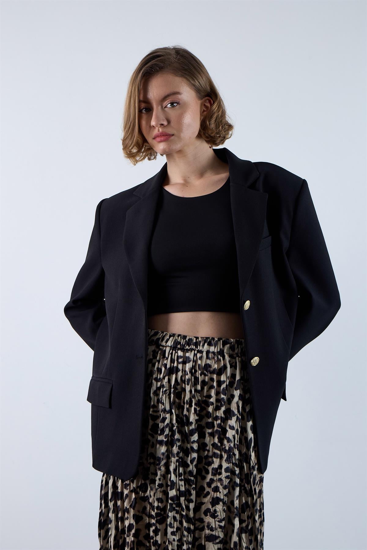 9562 ATLAS CEKET SİYAH