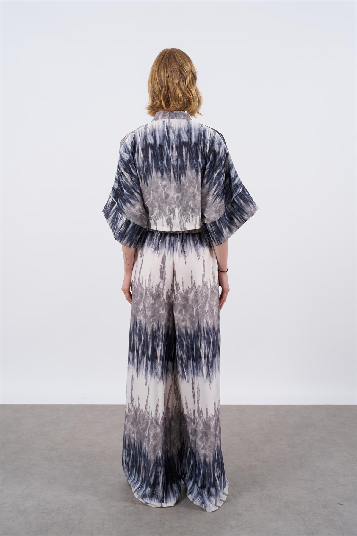 51000 CROP PANTOLON TAKIM FÜME